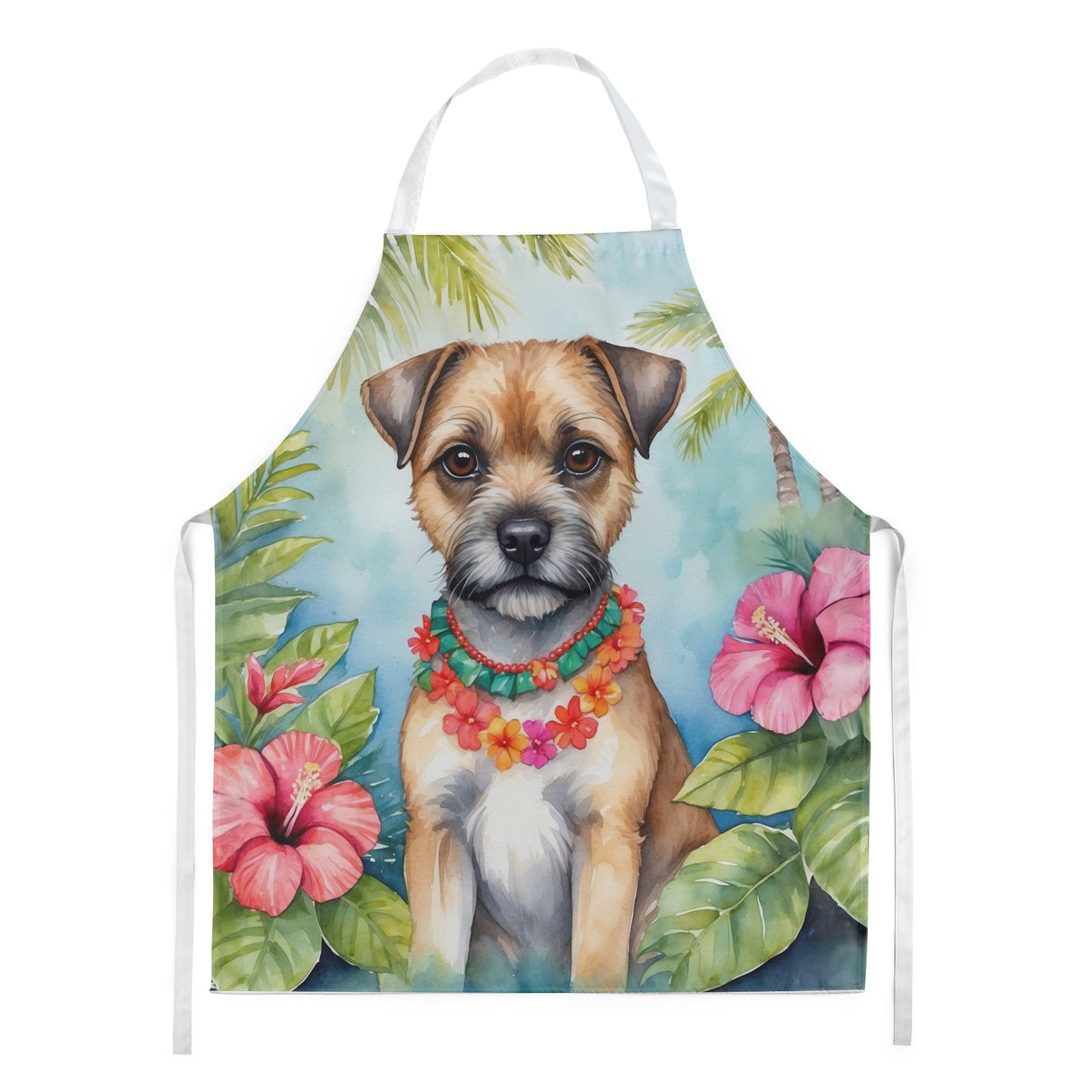 Buy this Border Terrier Luau Apron