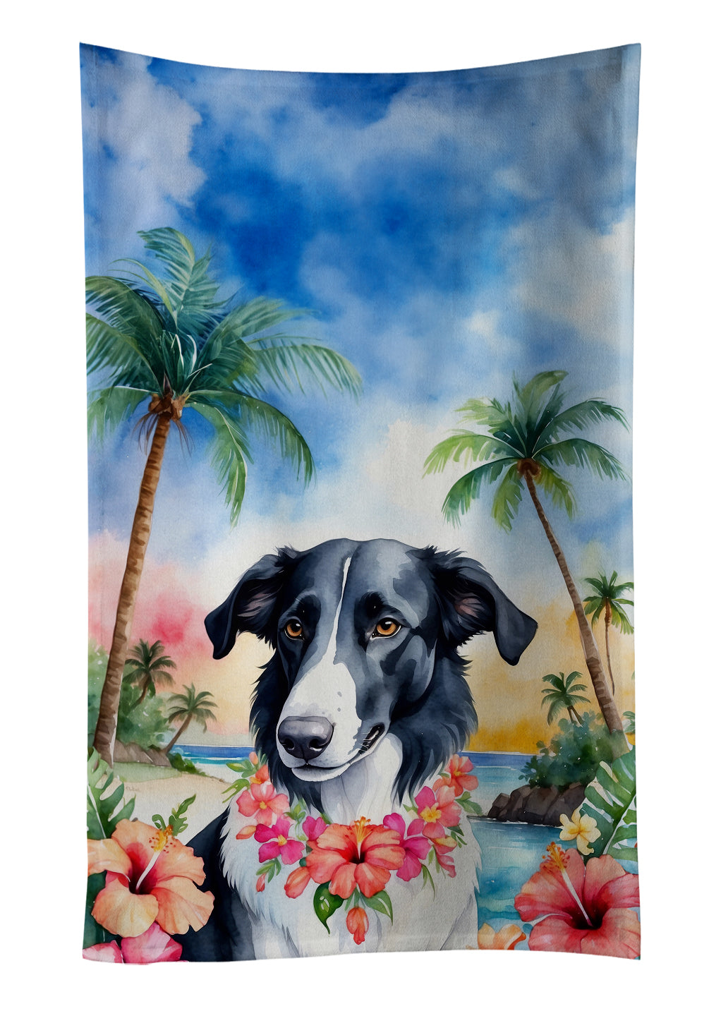 Buy this Borzoi Luau Kitchen Towel