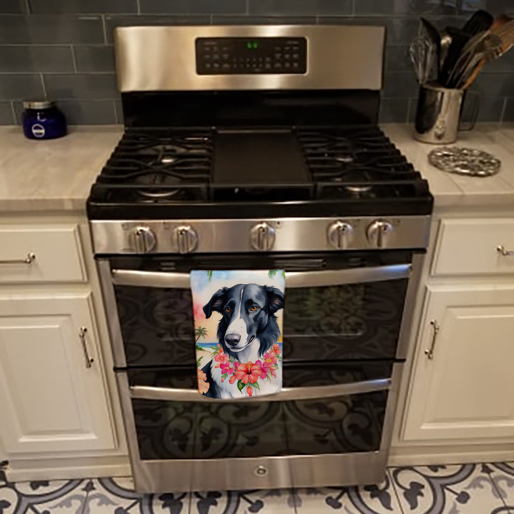 Borzoi Luau Kitchen Towel