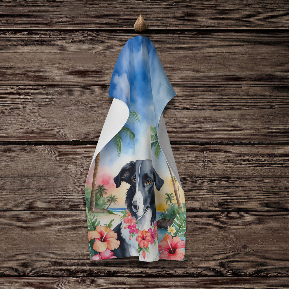 Borzoi Luau Kitchen Towel