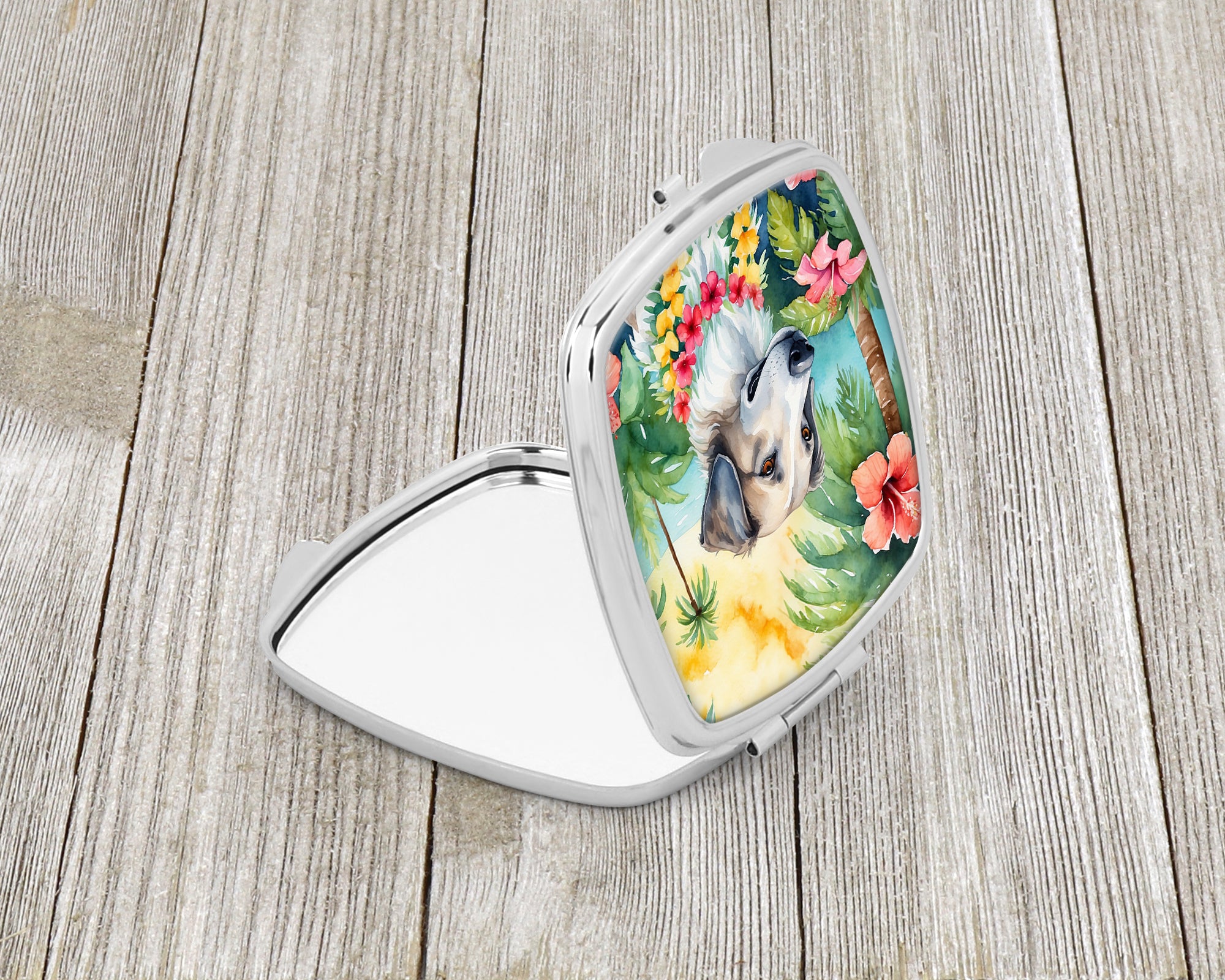 Buy this Borzoi Luau Compact Mirror