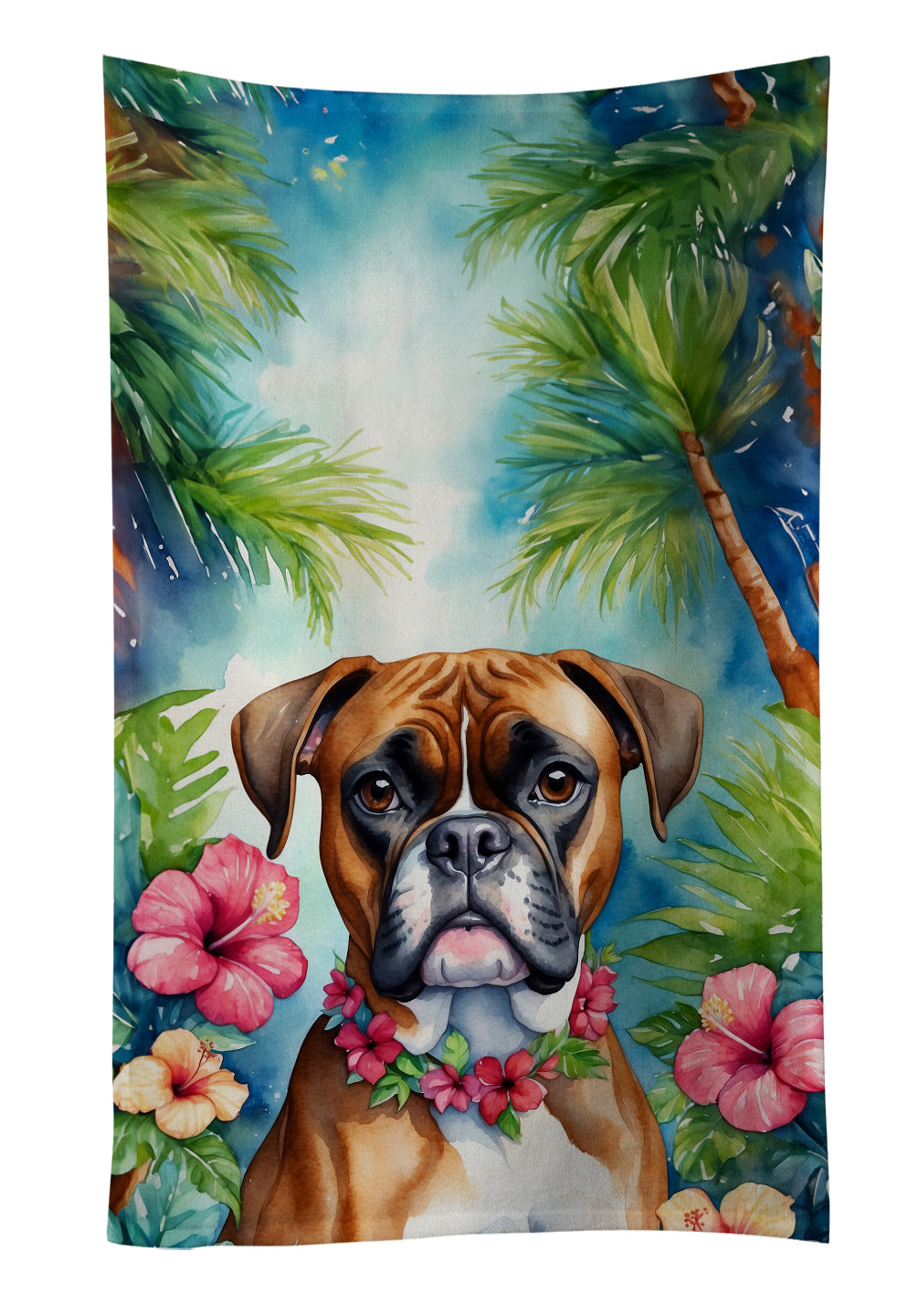 Buy this Boxer Luau Kitchen Towel