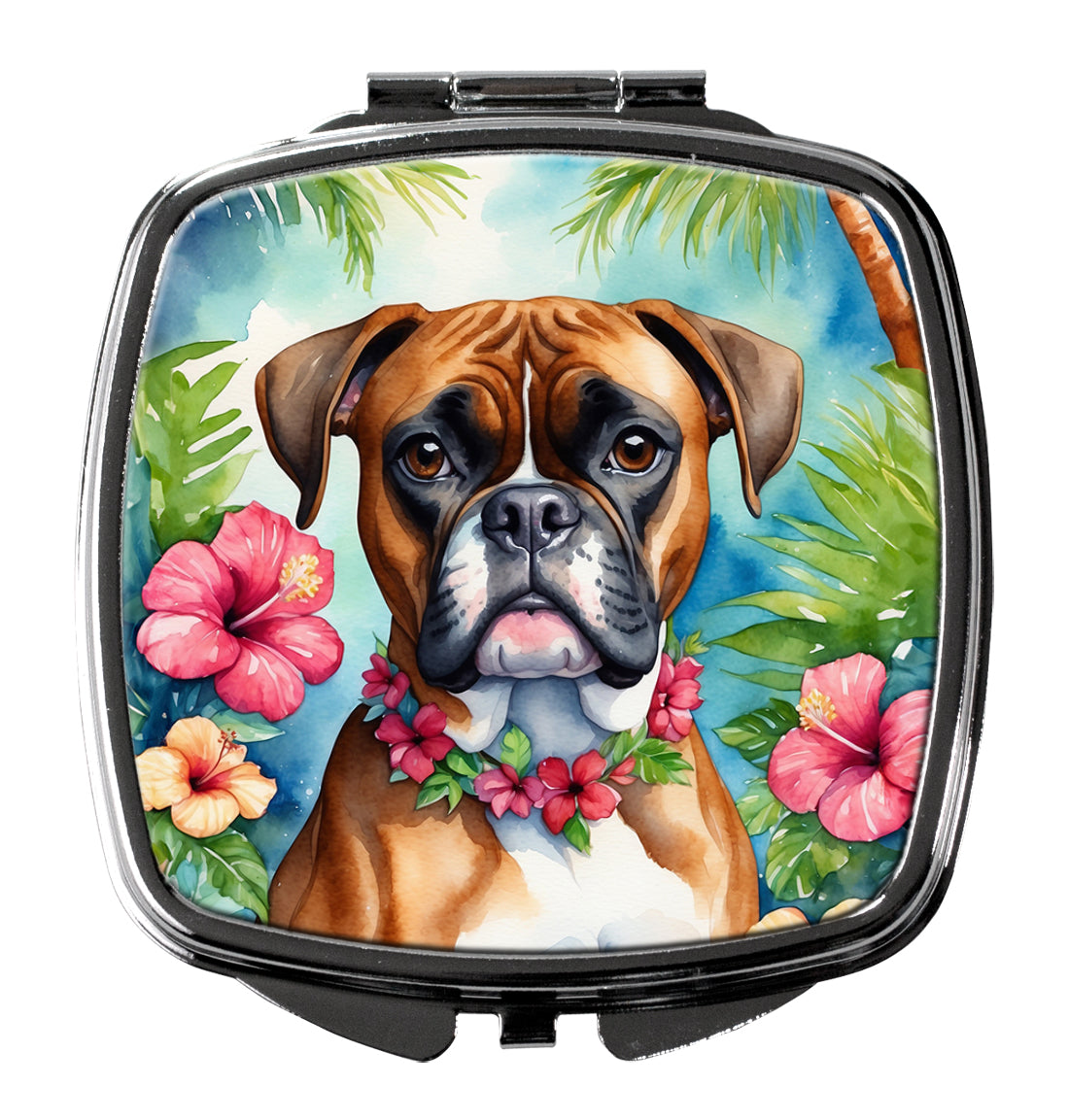 Buy this Boxer Luau Compact Mirror