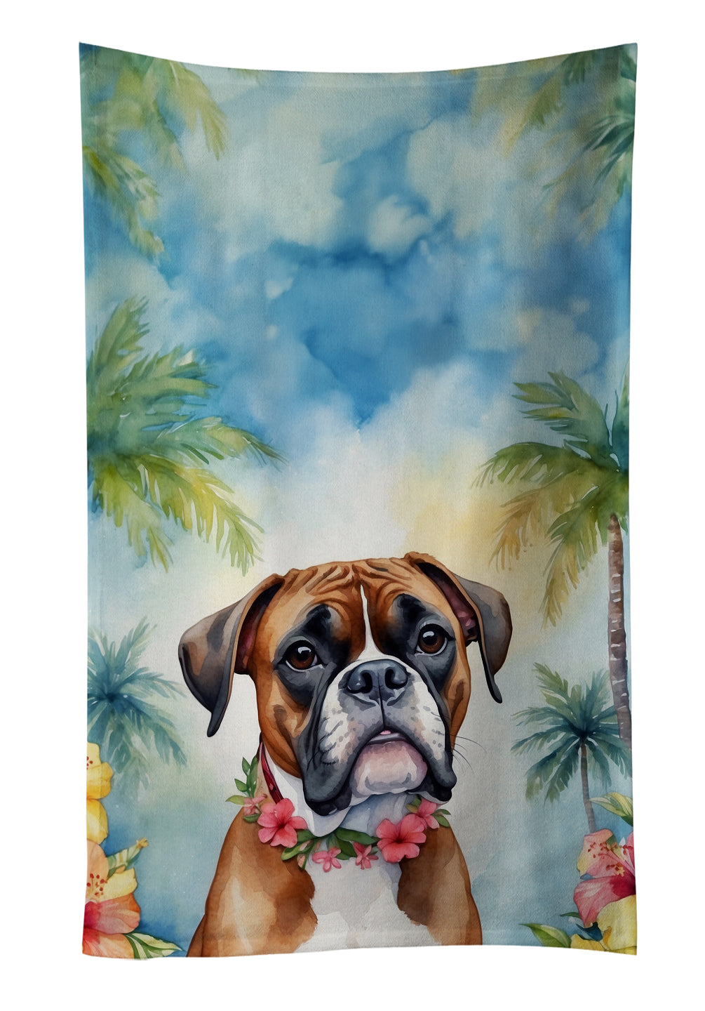 Buy this Boxer Luau Kitchen Towel