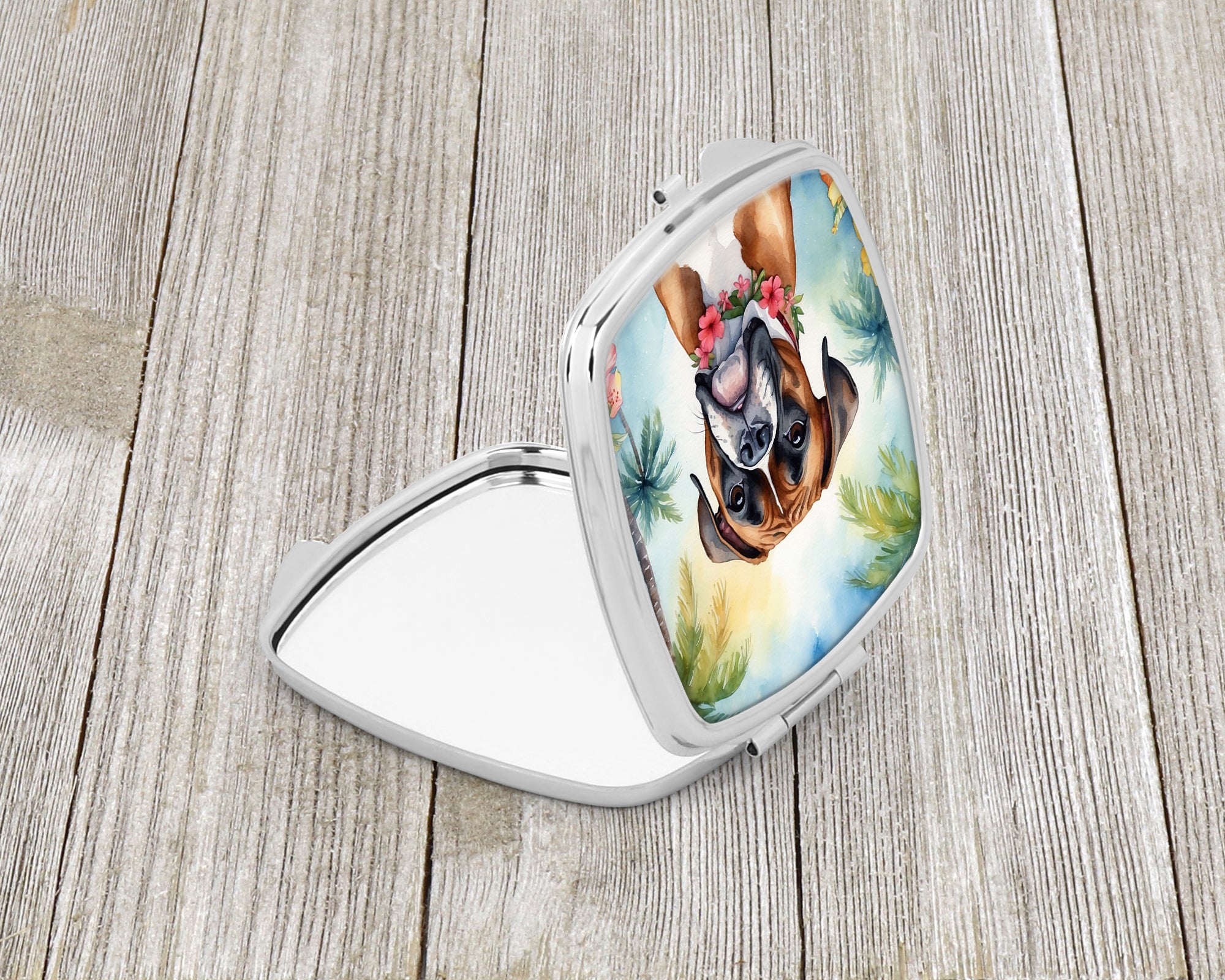 Buy this Boxer Luau Compact Mirror