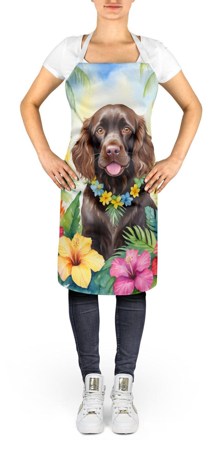 Boykin Spaniel Luau Apron