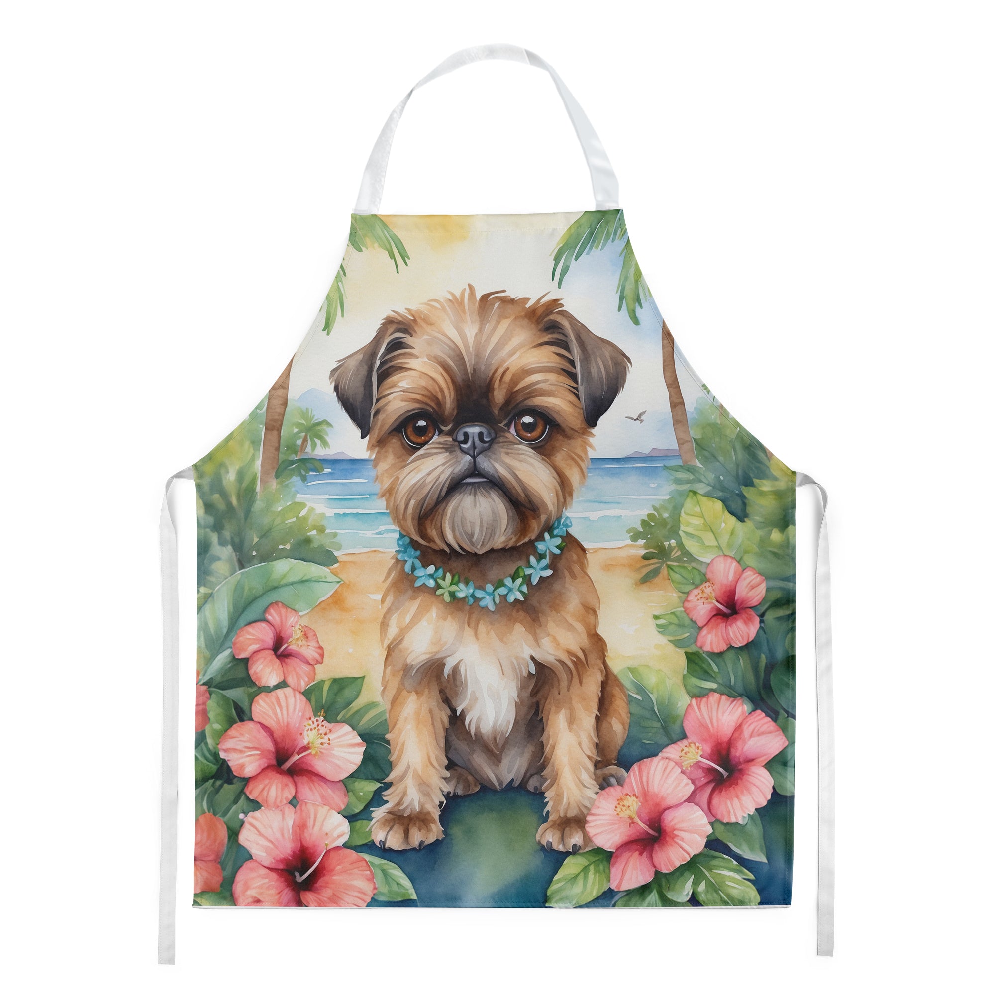 Buy this Brussels Griffon Luau Apron