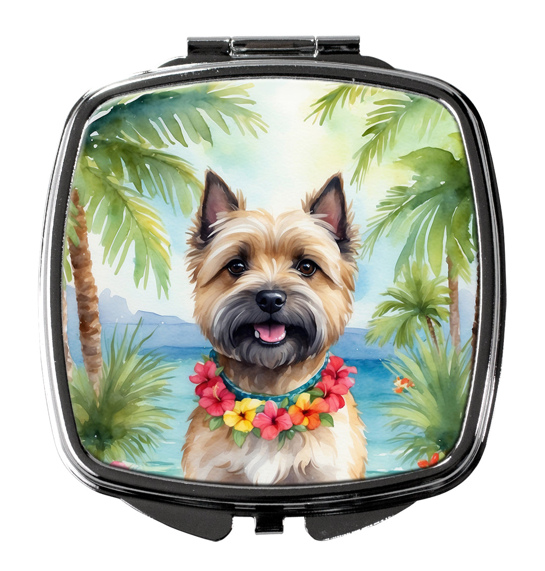 Buy this Cairn Terrier Luau Compact Mirror