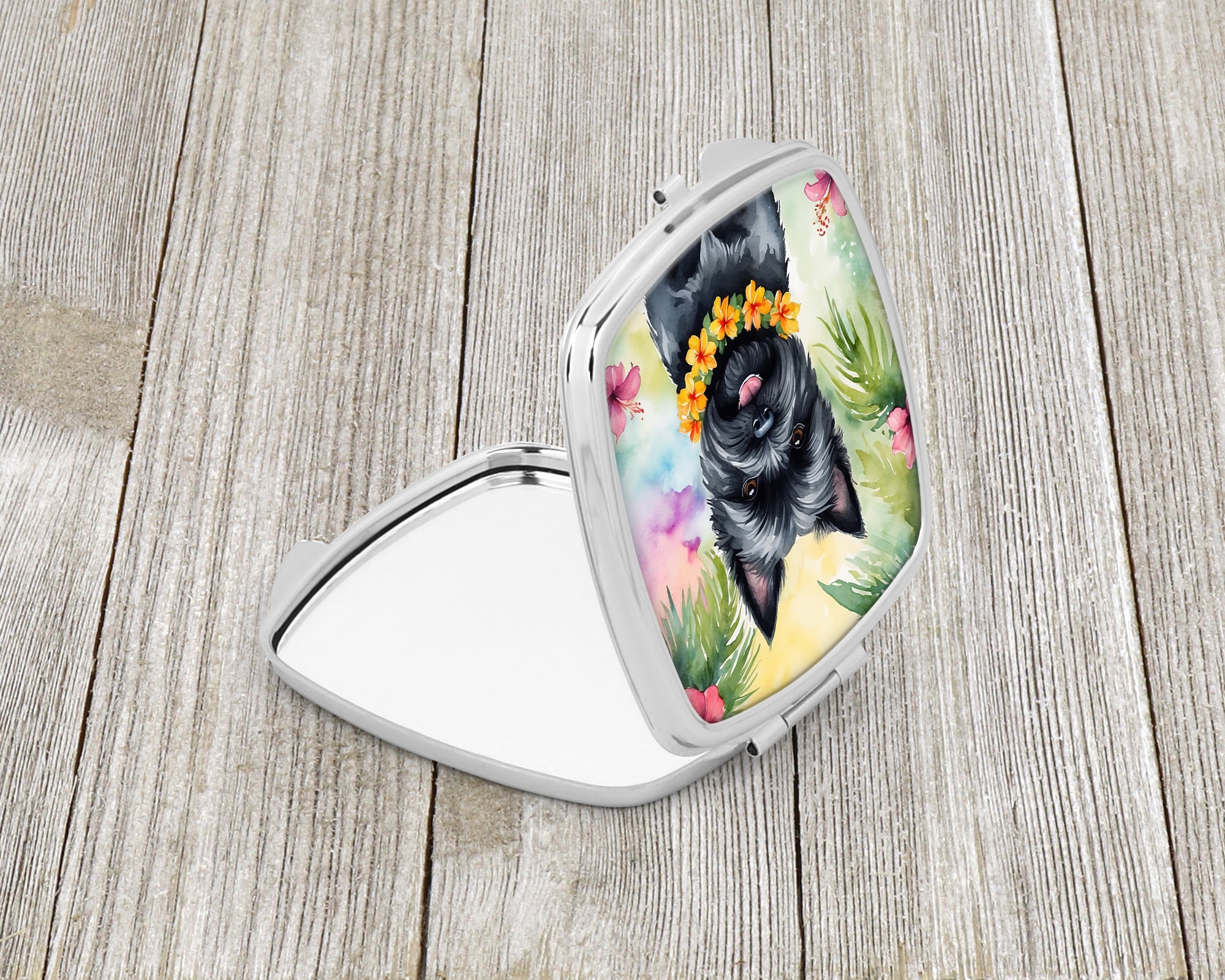 Cairn Terrier Luau Compact Mirror