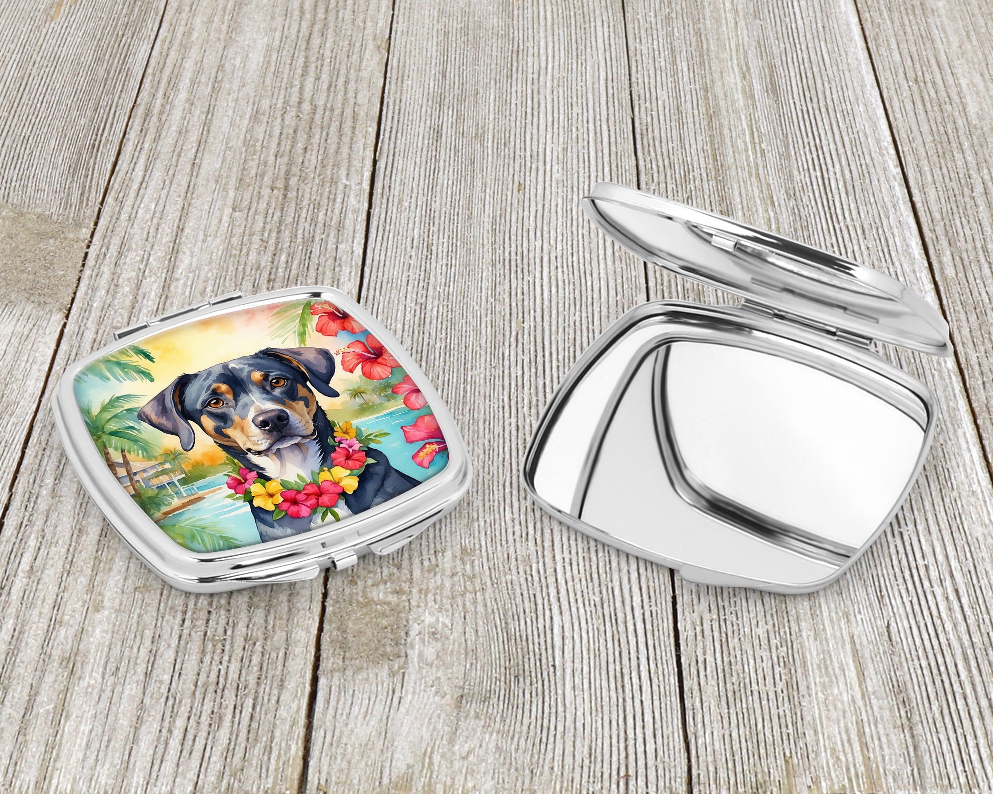 Catahoula Luau Compact Mirror