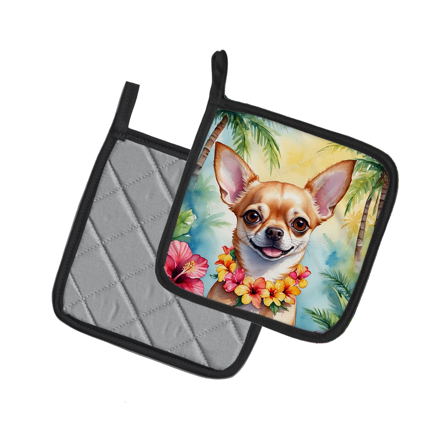 Buy this Chihuahua Luau Pair of Pot Holders