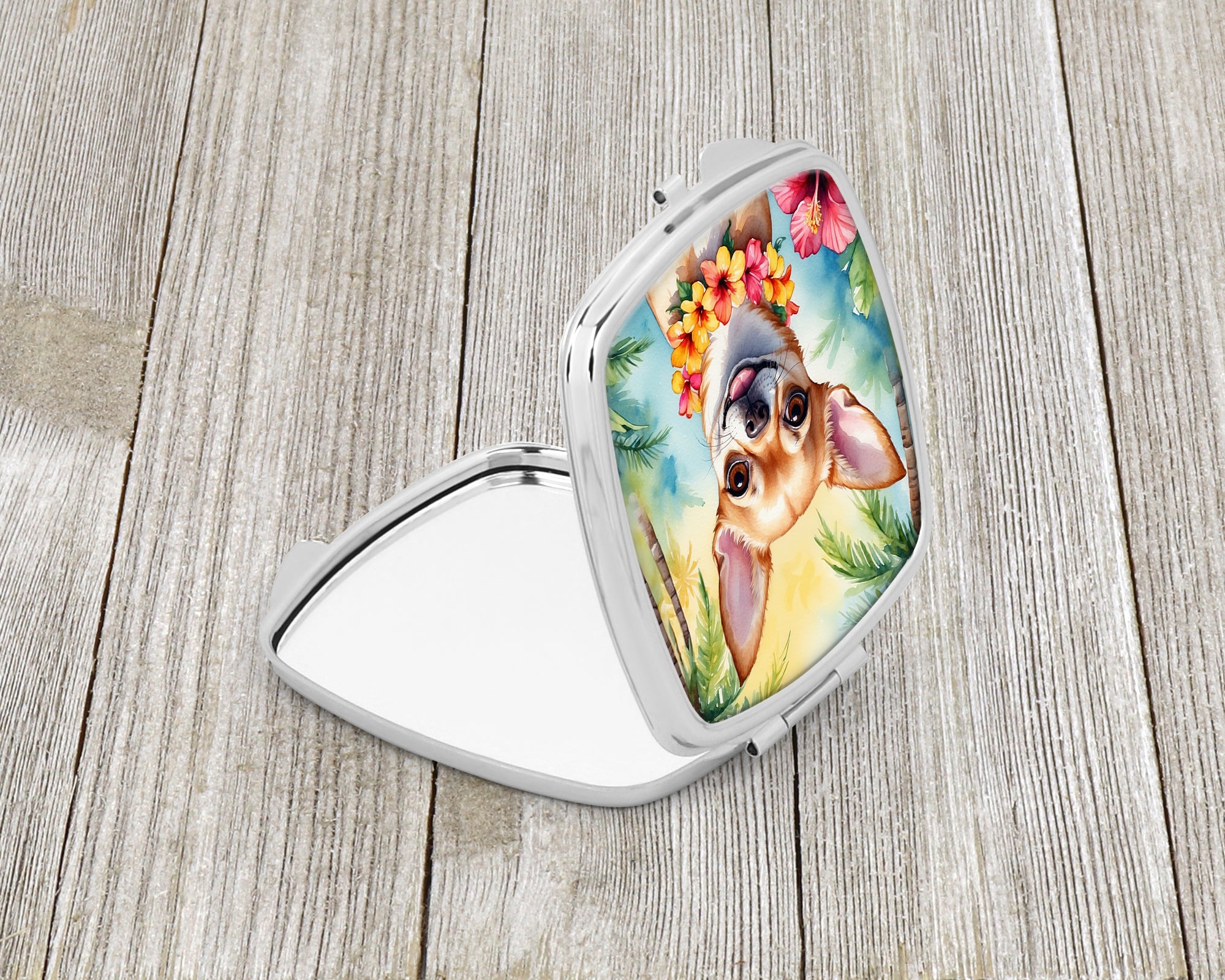 Buy this Chihuahua Luau Compact Mirror