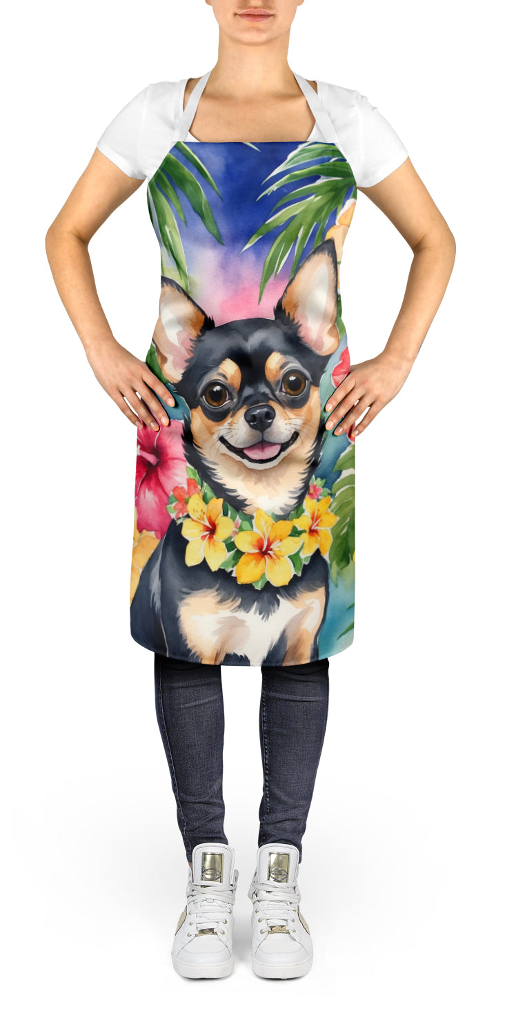 Chihuahua Luau Apron