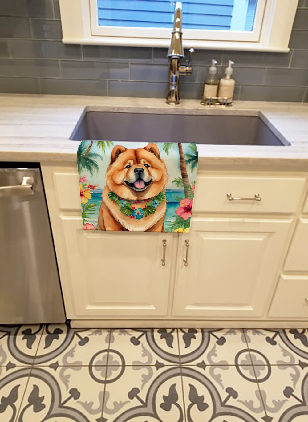 Chow Chow Luau Kitchen Towel