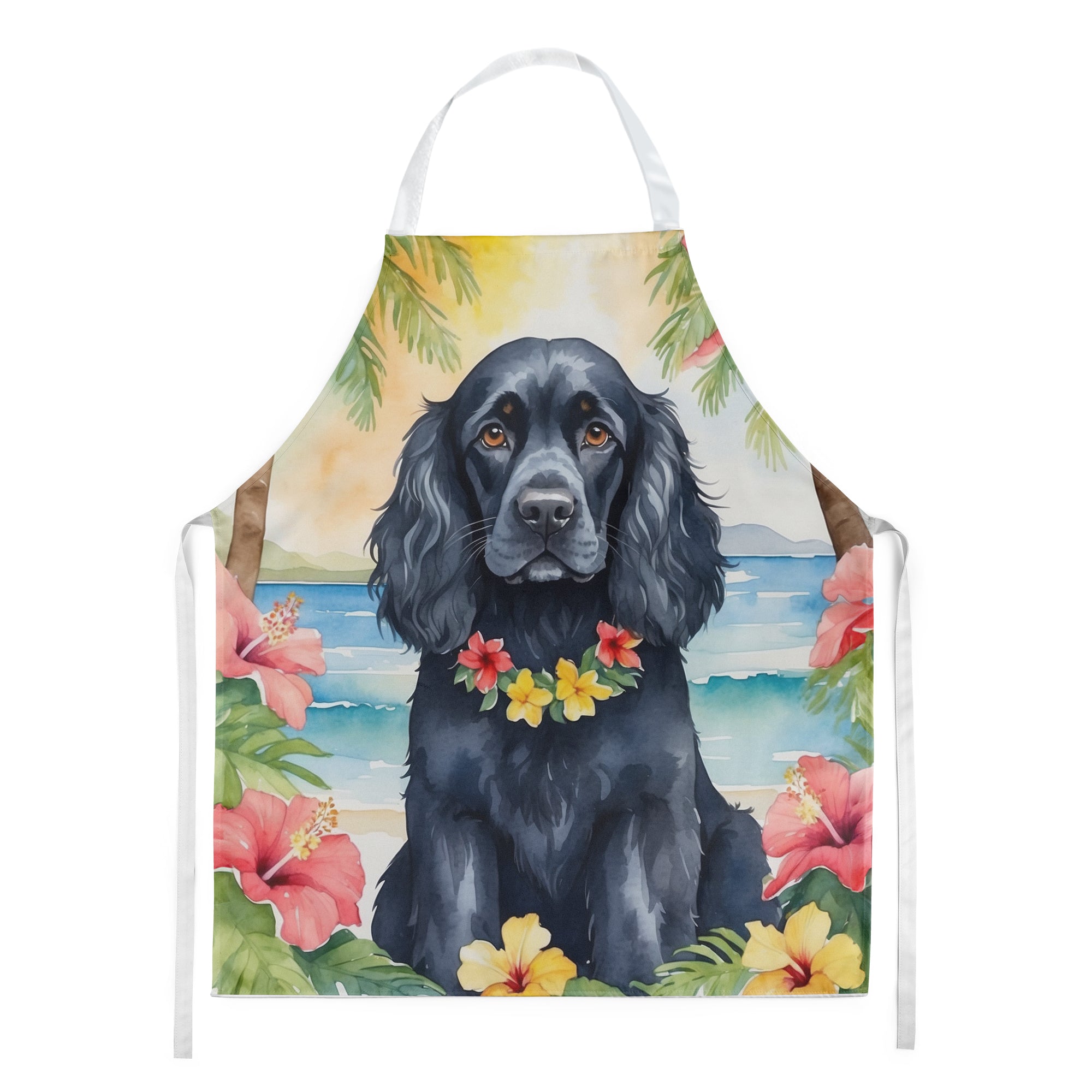 Buy this Cocker Spaniel Luau Apron