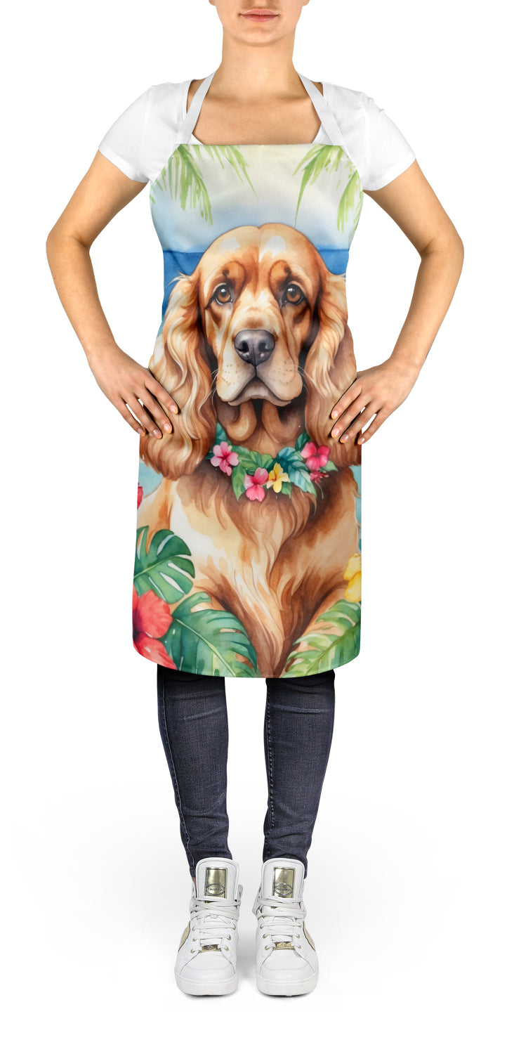 Buy this Cocker Spaniel Luau Apron