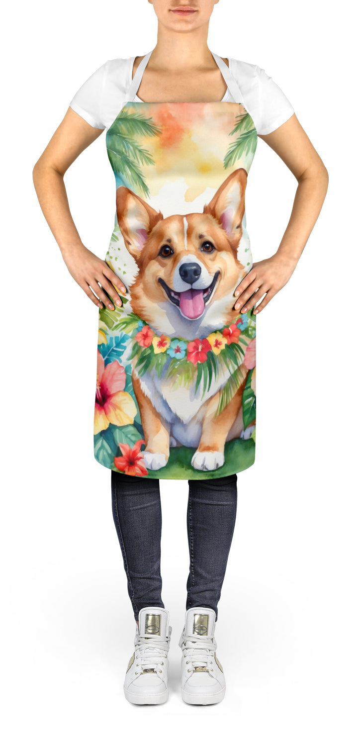 Buy this Corgi Luau Apron