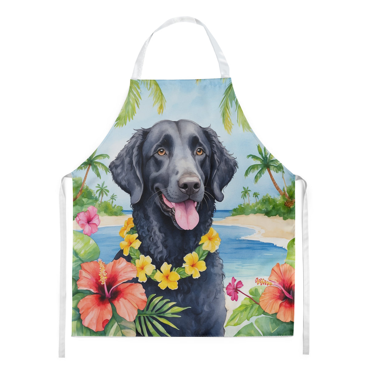 Buy this Curly-Coated Retriever Luau Apron