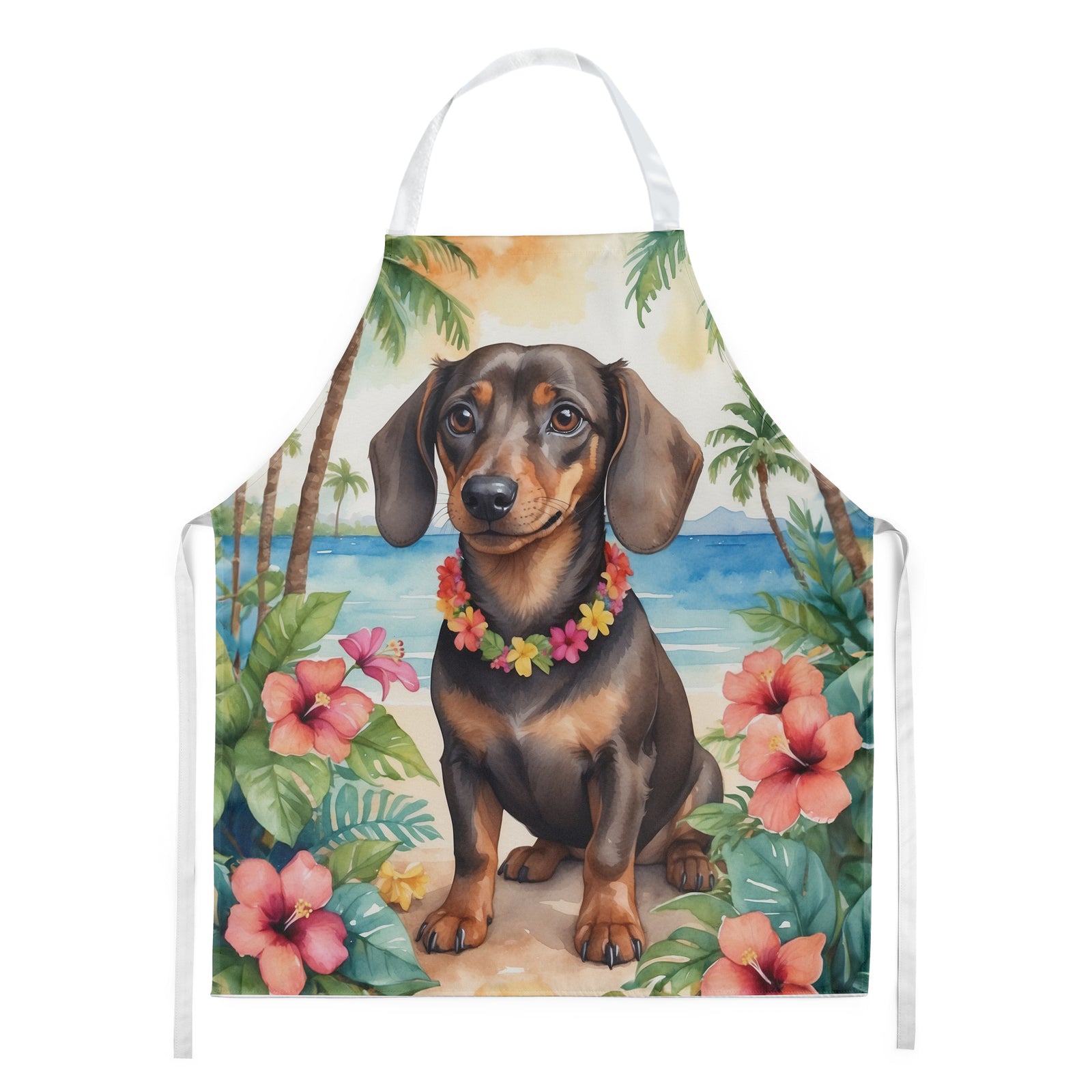 Buy this Dachshund Luau Apron