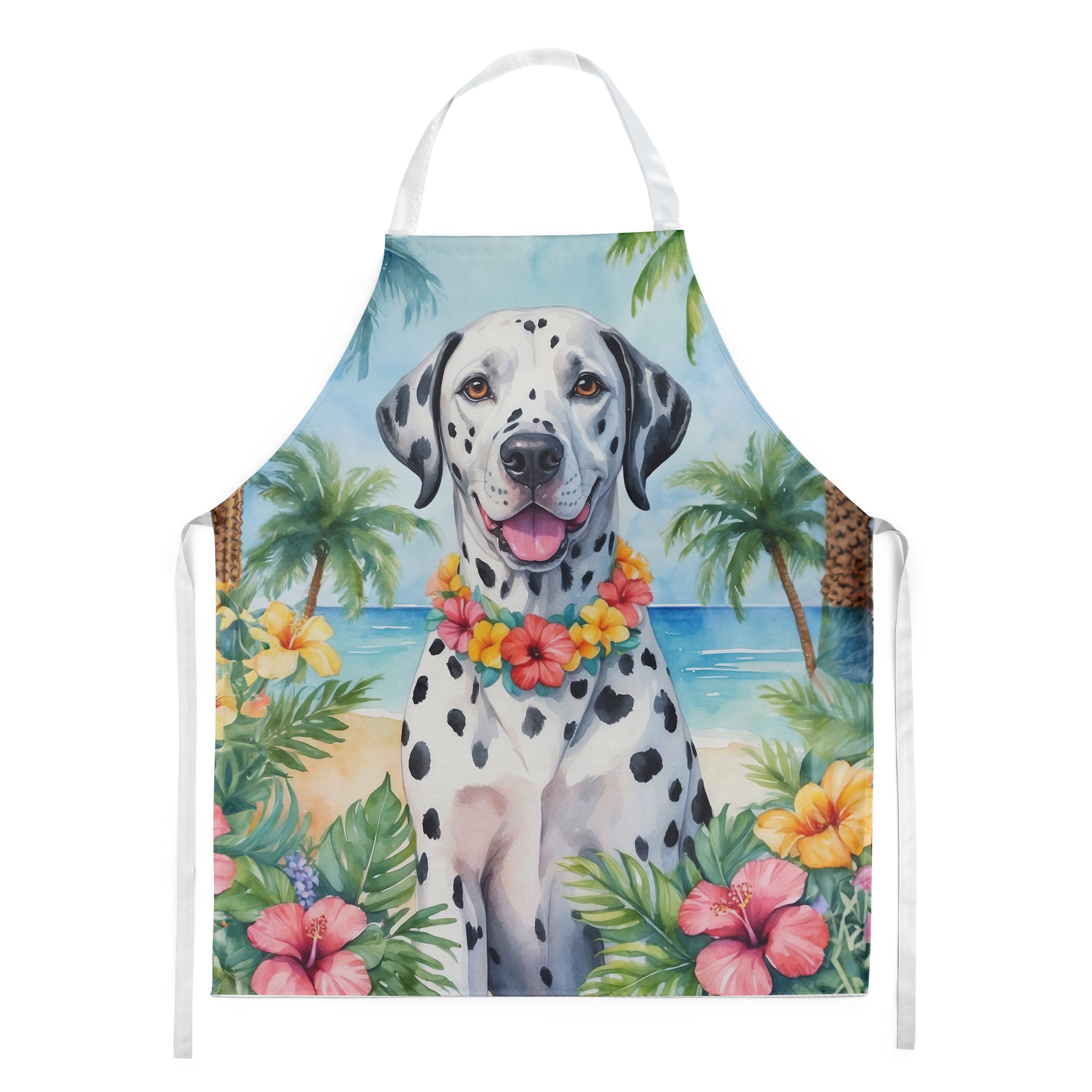 Buy this Dalmatian Luau Apron