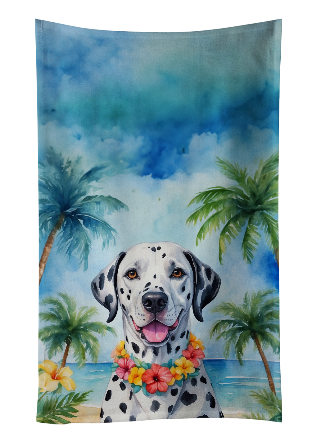 Buy this Dalmatian Luau Kitchen Towel