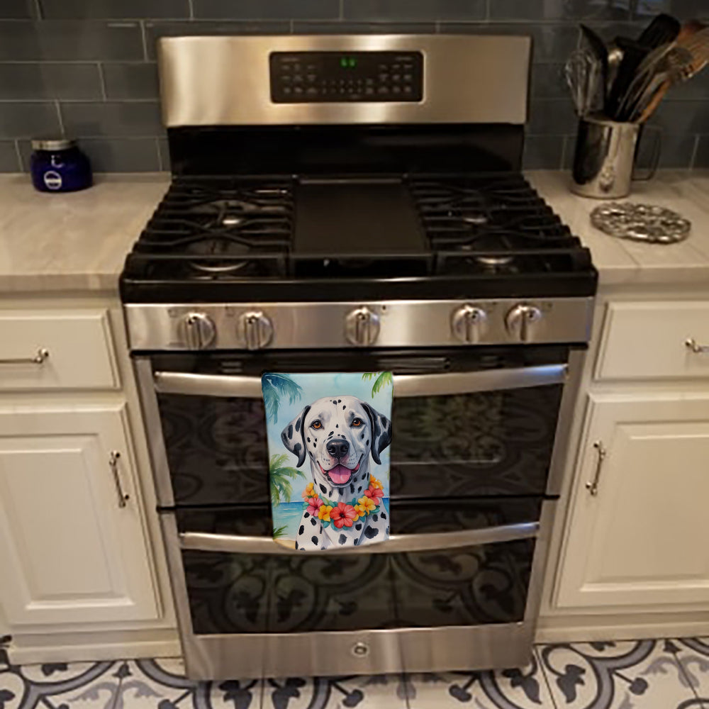 Dalmatian Luau Kitchen Towel