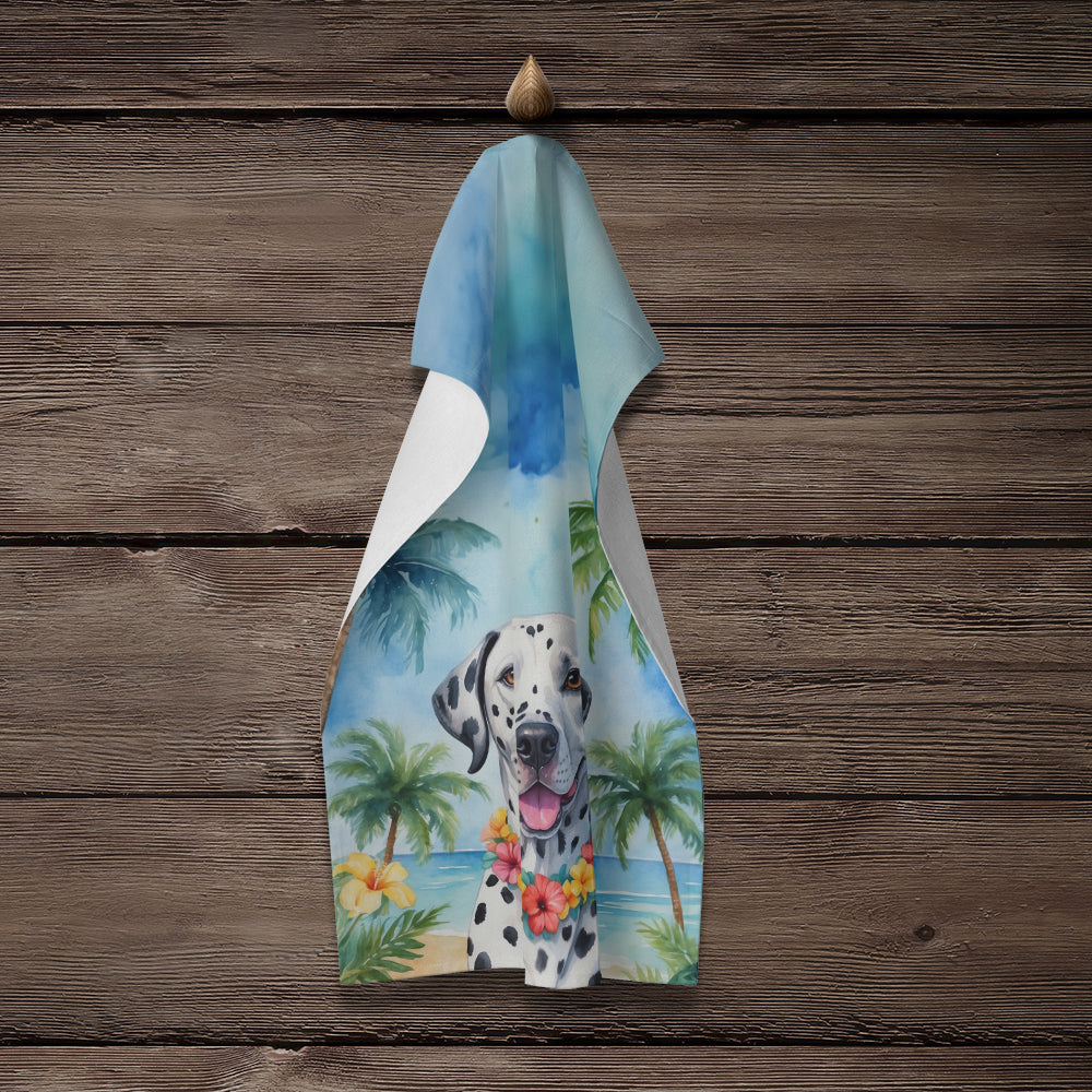 Dalmatian Luau Kitchen Towel