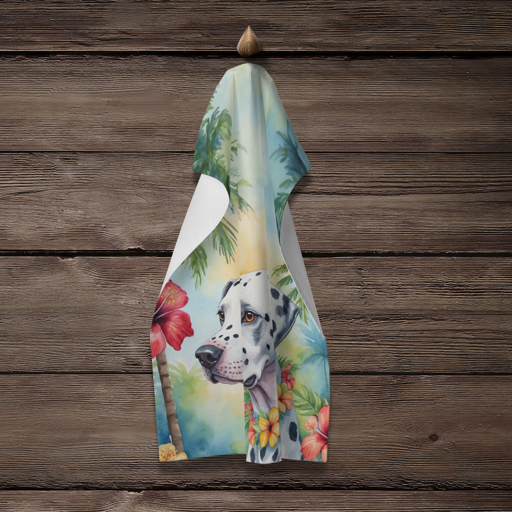 Dalmatian Luau Kitchen Towel