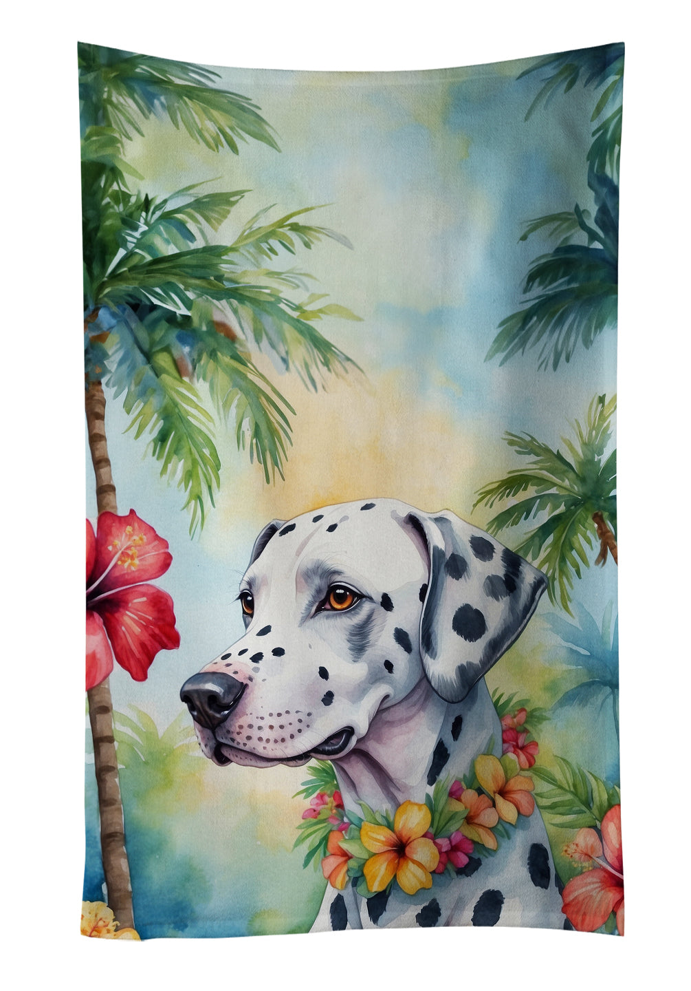 Buy this Dalmatian Luau Kitchen Towel