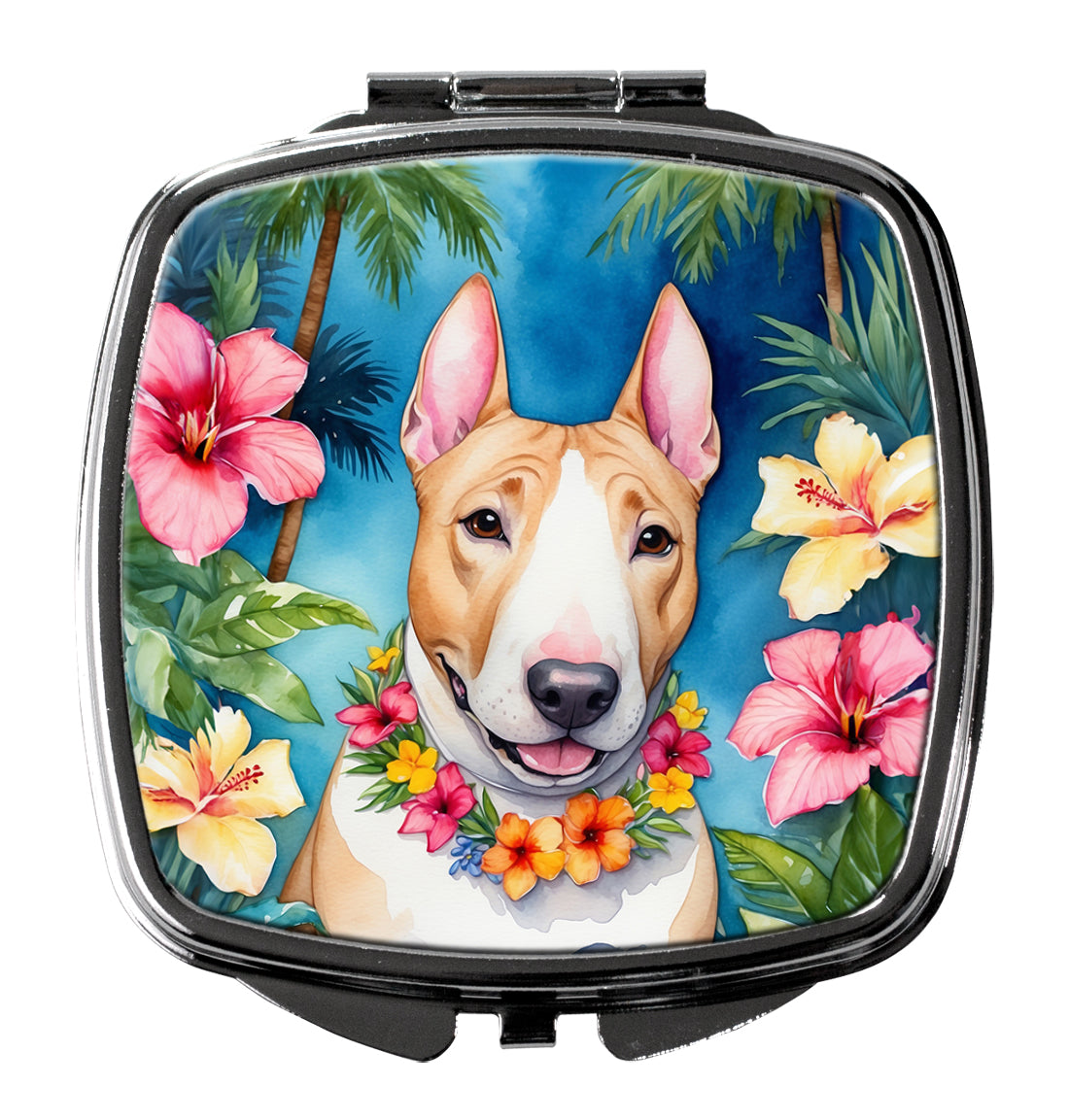 Buy this English Bull Terrier Luau Compact Mirror