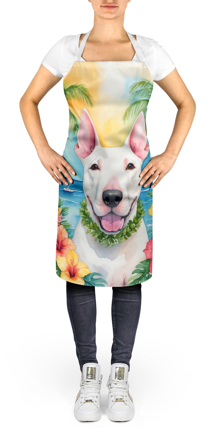 English Bull Terrier Luau Apron