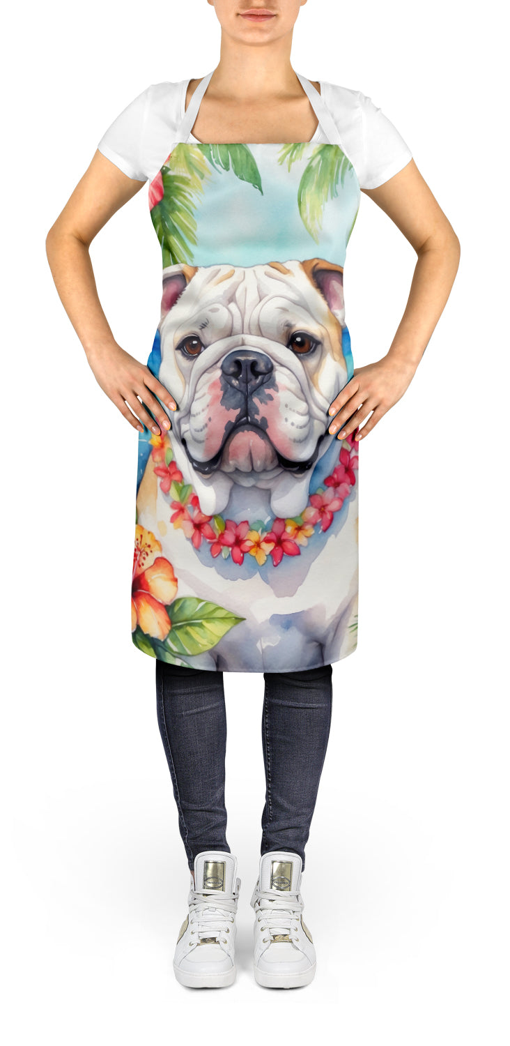 Buy this English Bulldog Luau Apron