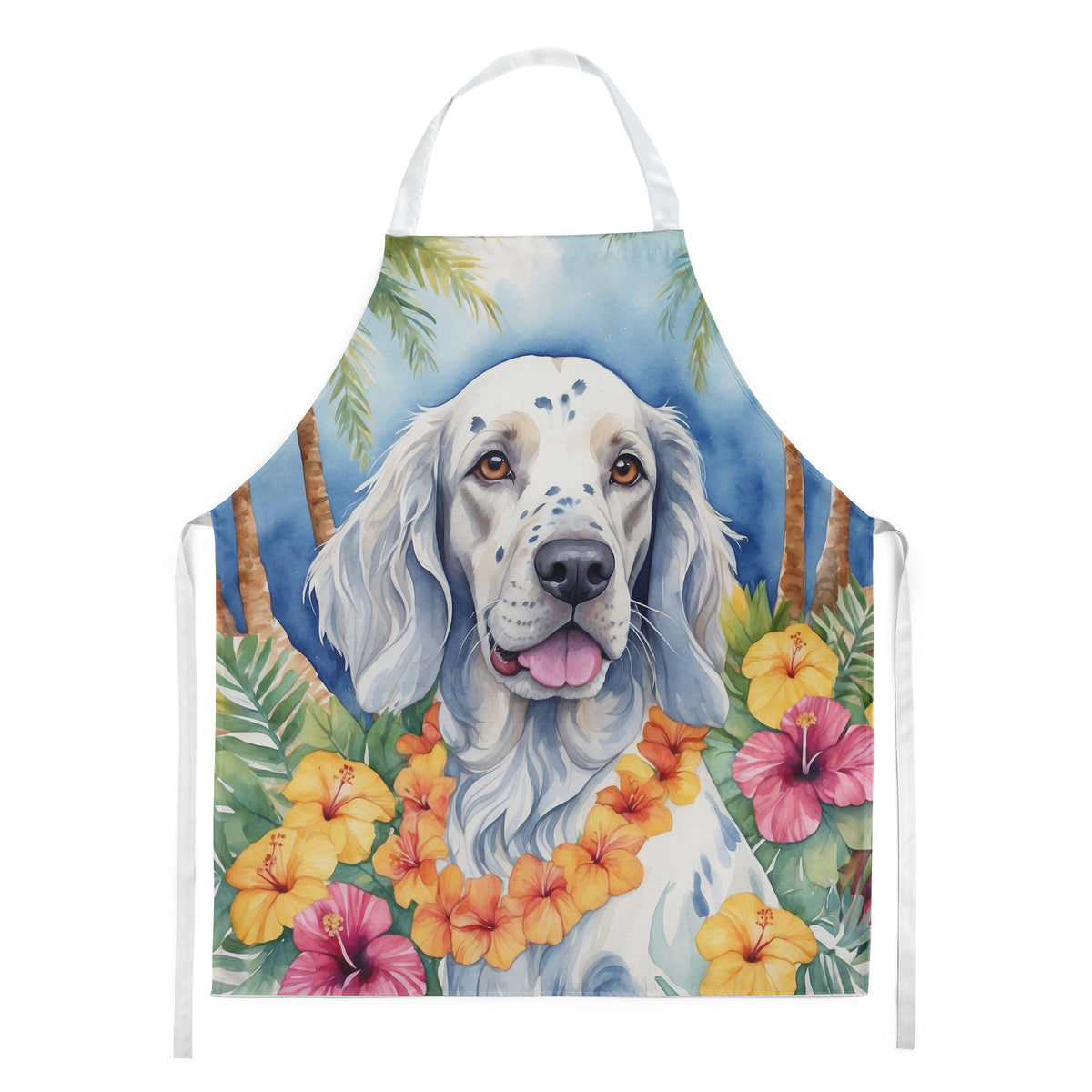 Buy this English Setter Luau Apron