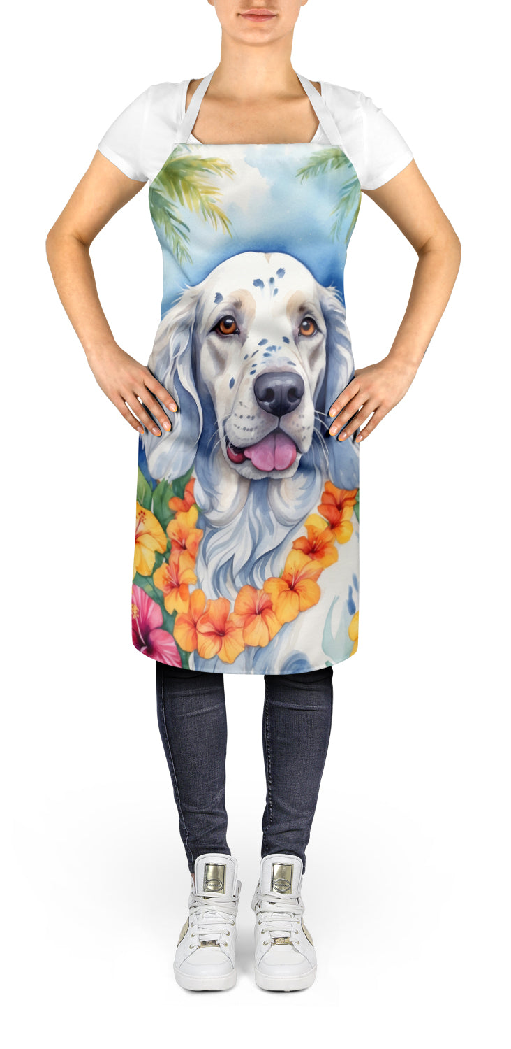 English Setter Luau Apron