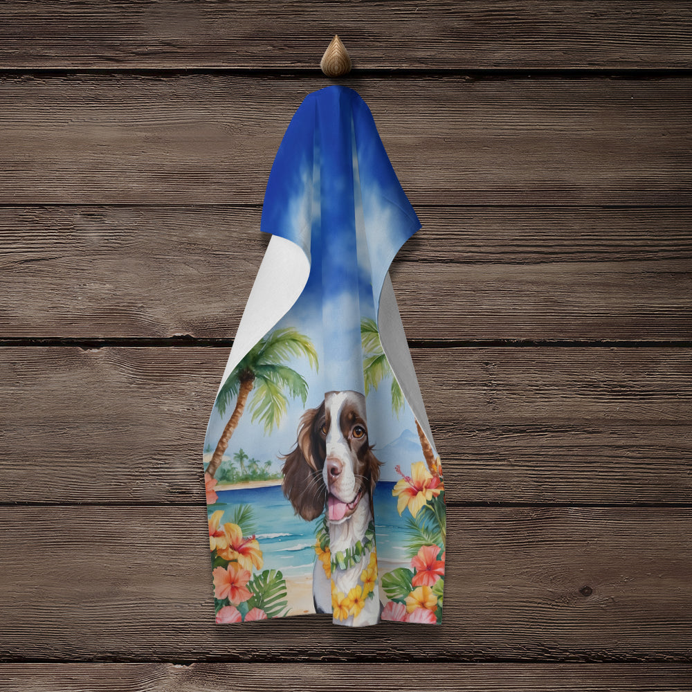 English Springer Spaniel Luau Kitchen Towel