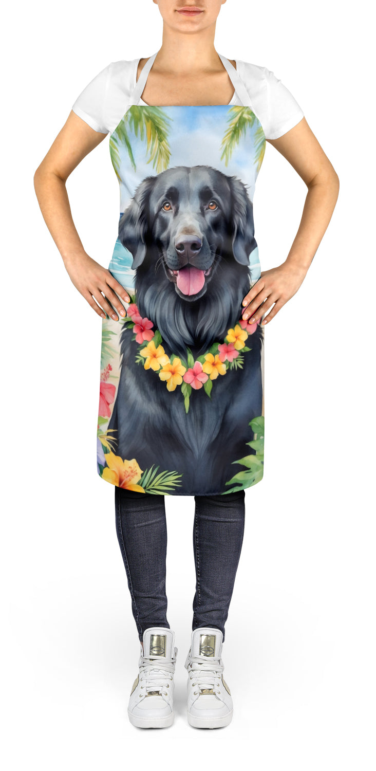 Buy this Flat-Coated Retriever Luau Apron