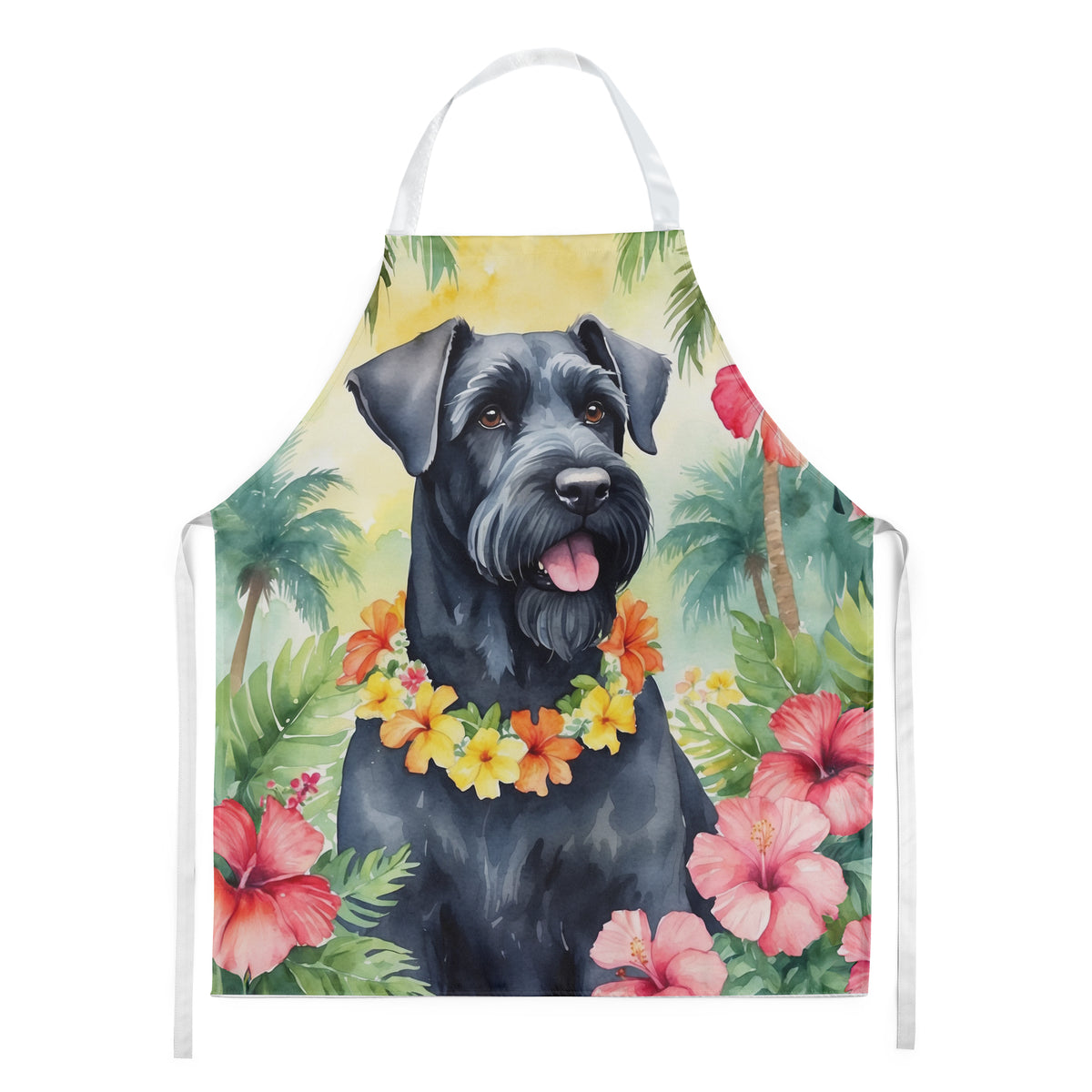 Buy this Giant Schnauzer Luau Apron