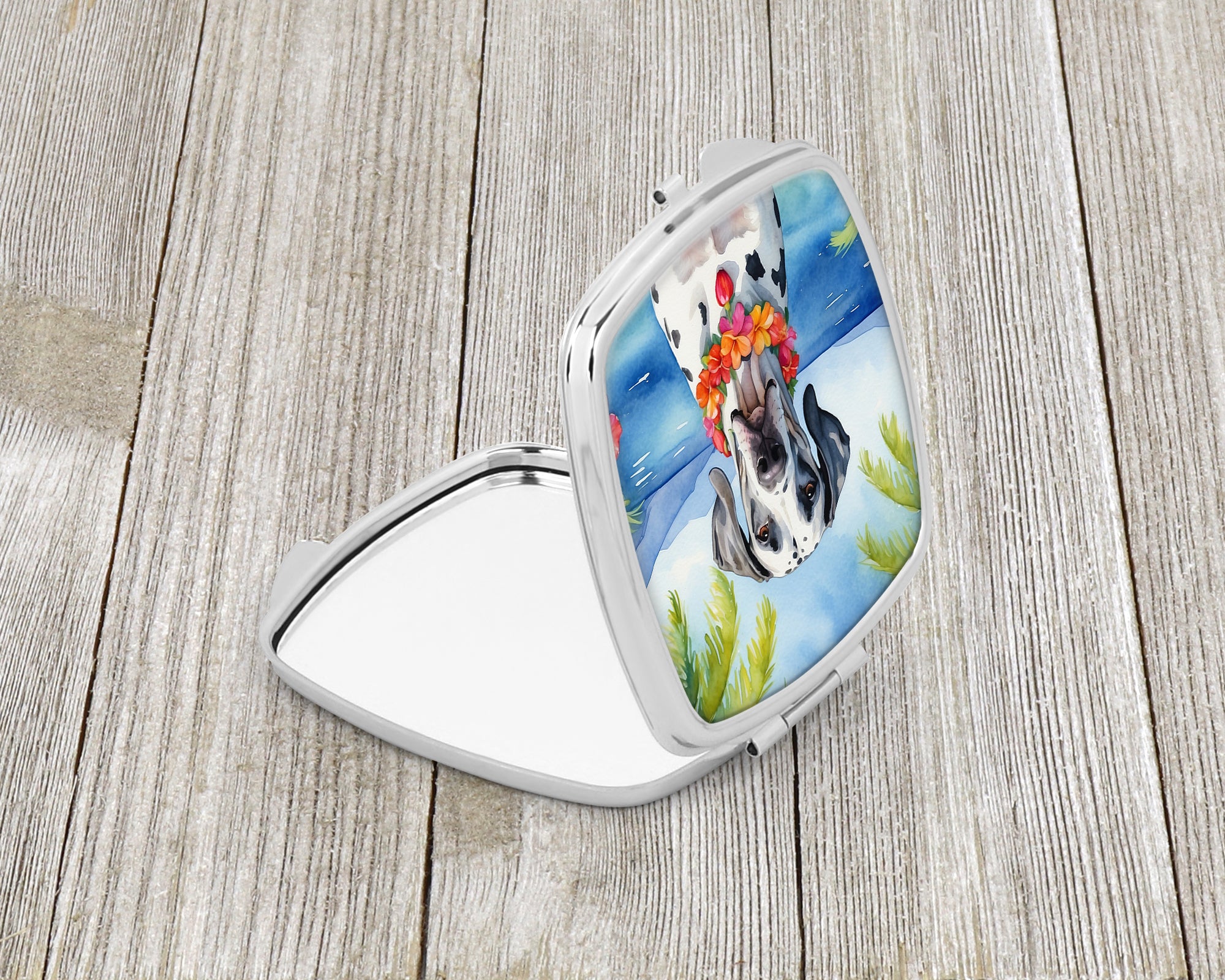 Great Dane Luau Compact Mirror