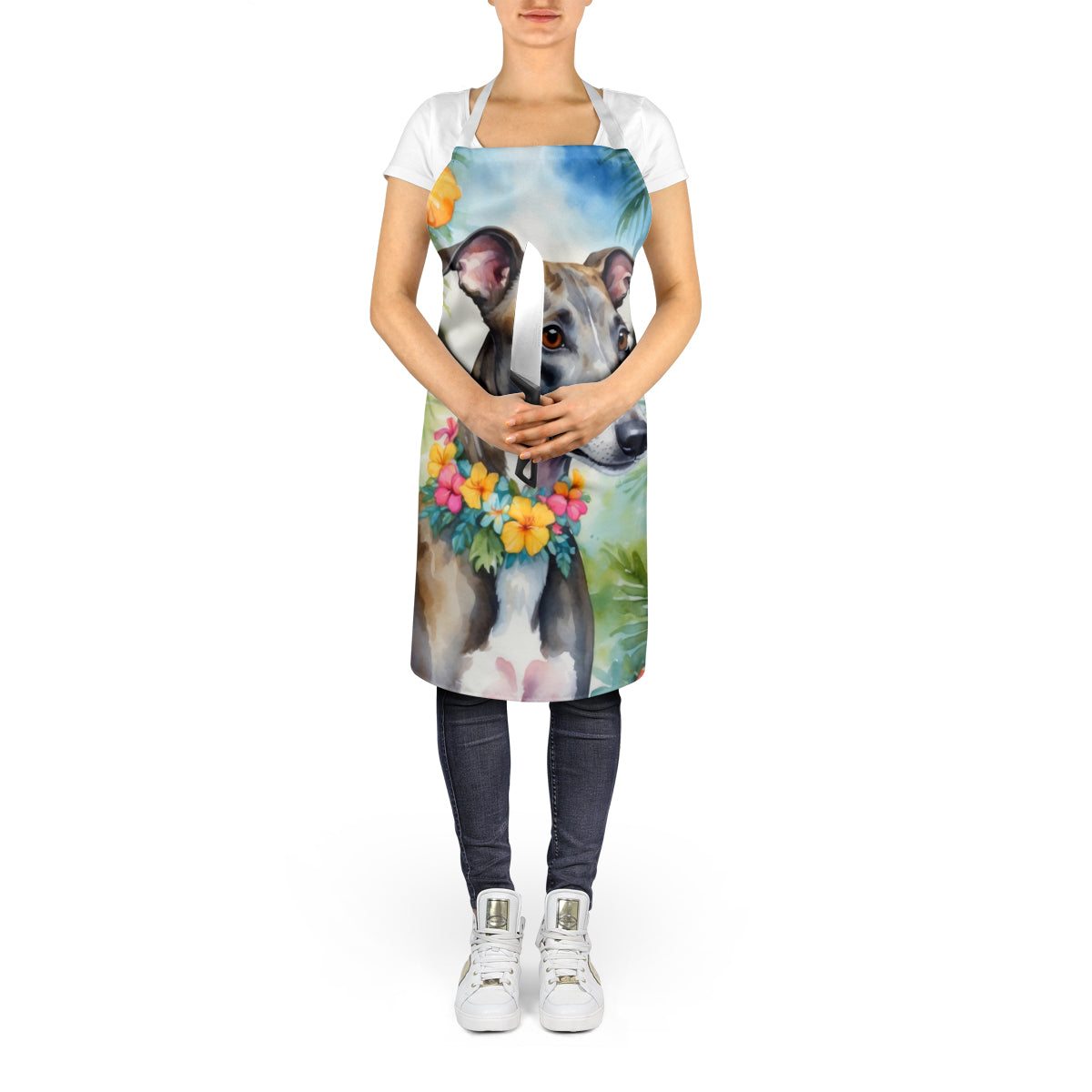 Greyhound Luau Apron