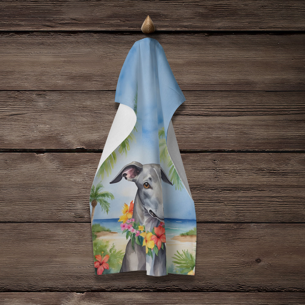 Greyhound Luau Kitchen Towel