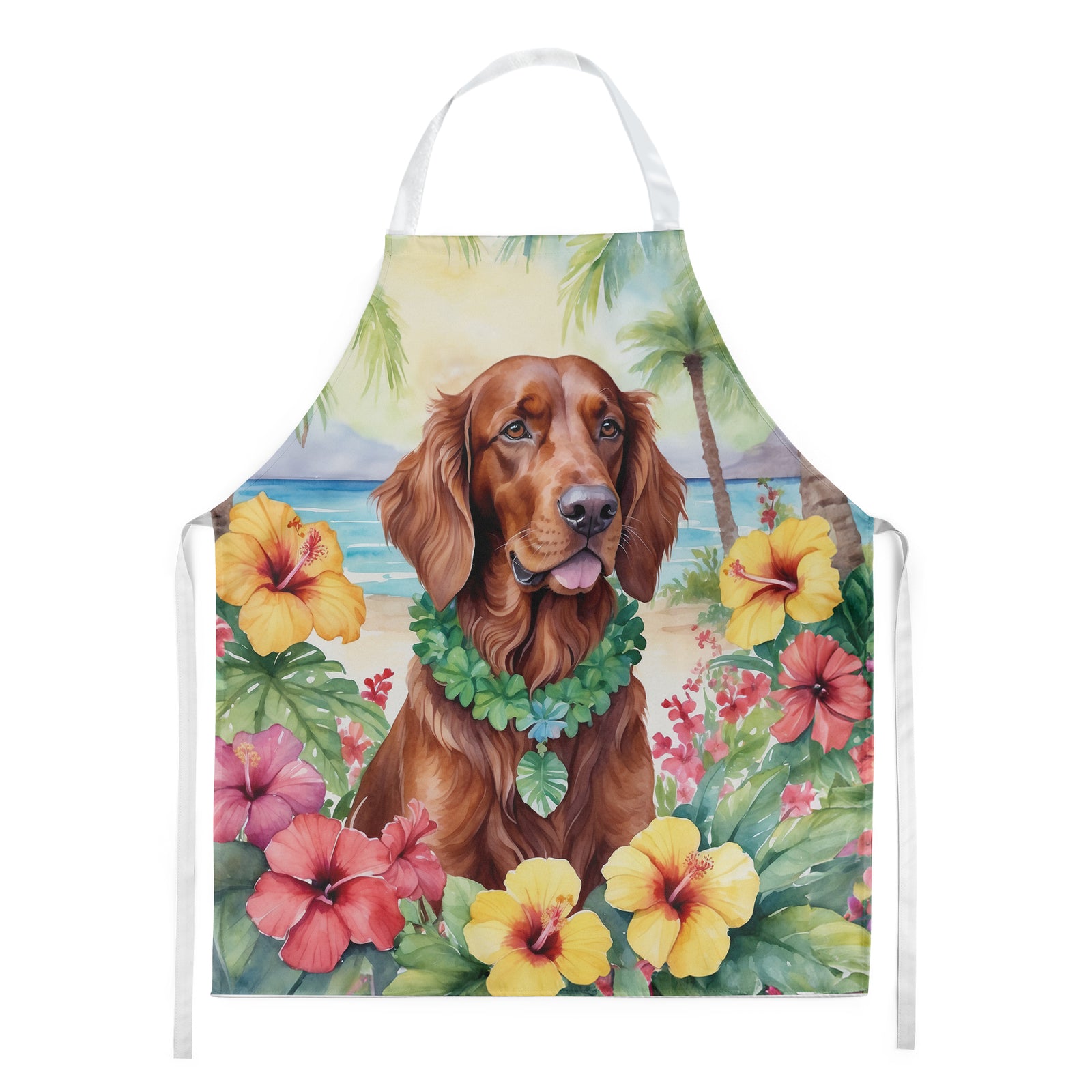 Buy this Irish Setter Luau Apron