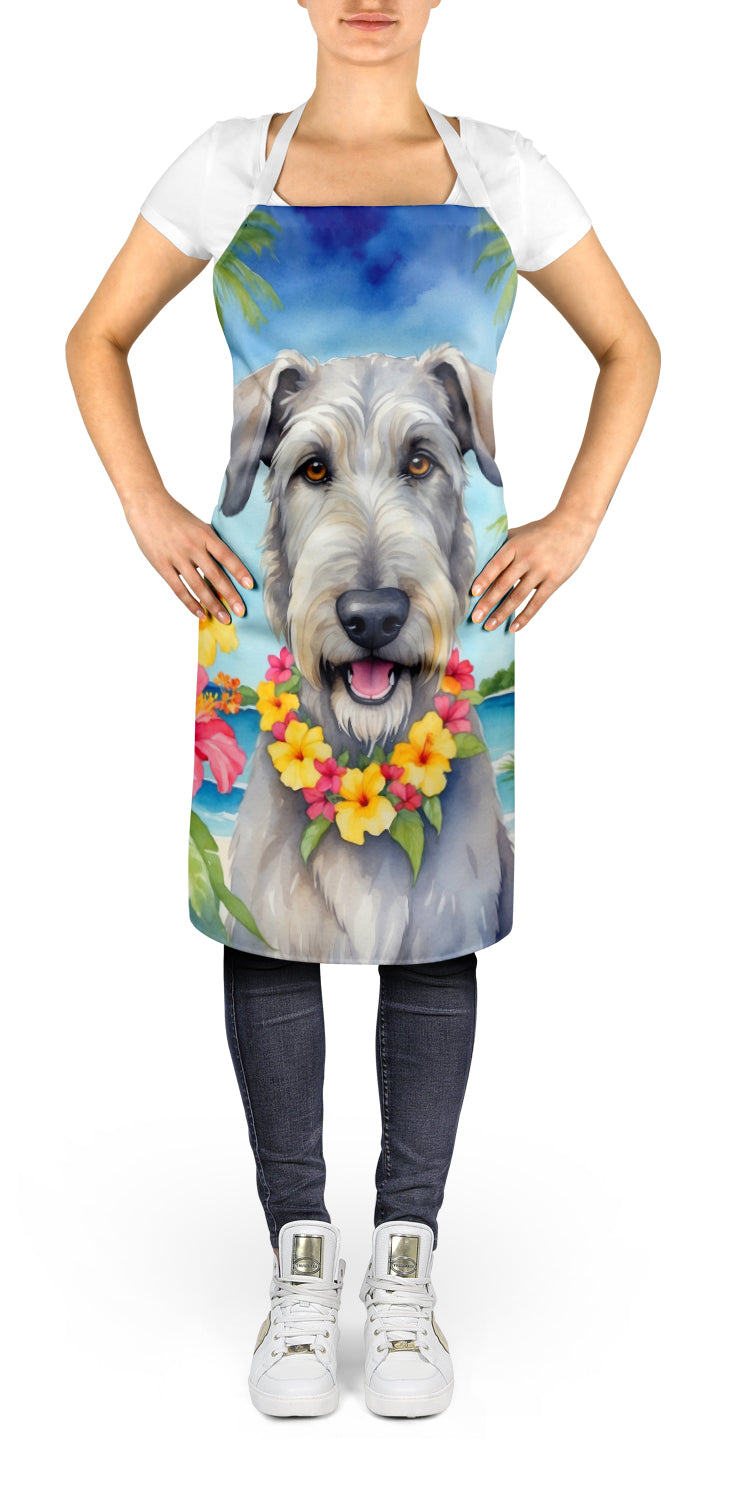 Irish Wolfhound Luau Apron