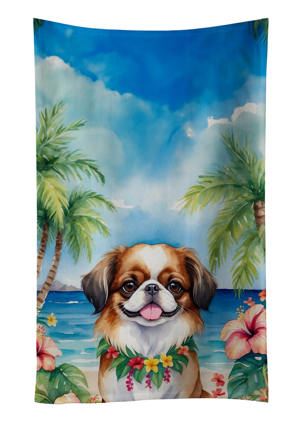 Buy this Japanese Chin Luau Kitchen Towel