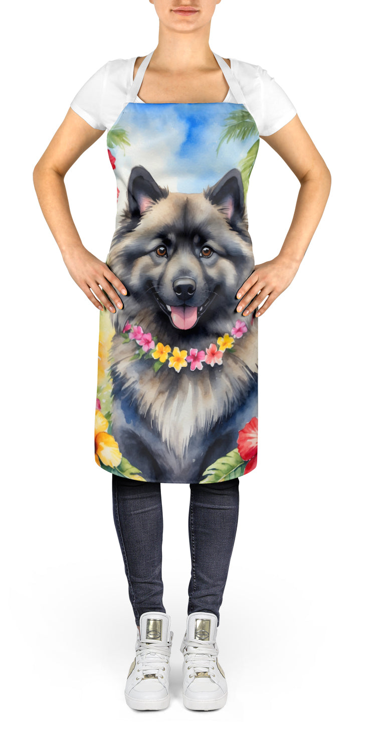 Buy this Keeshond Luau Apron