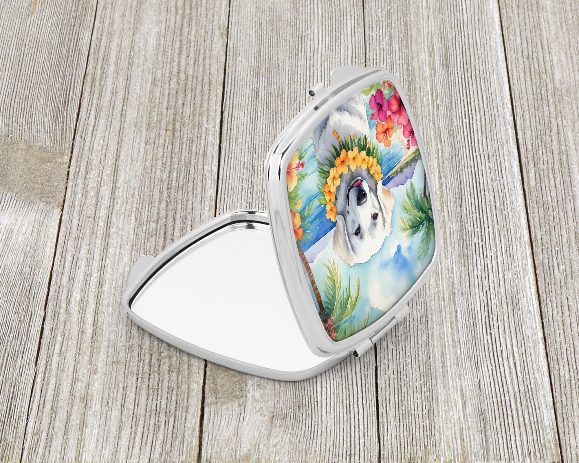 Buy this Kuvasz Luau Compact Mirror