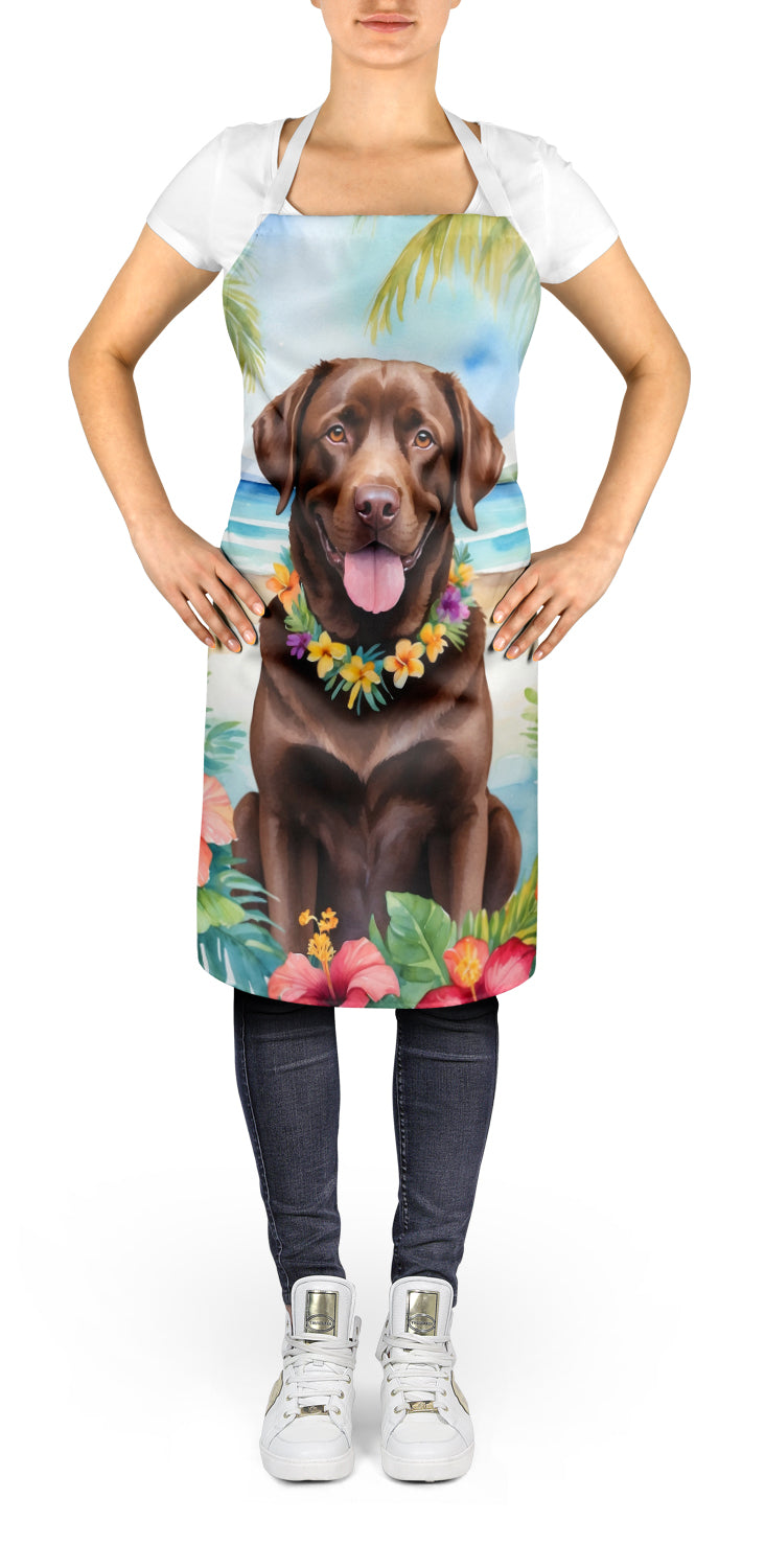 Buy this Chocolate Labrador Retriever Luau Apron