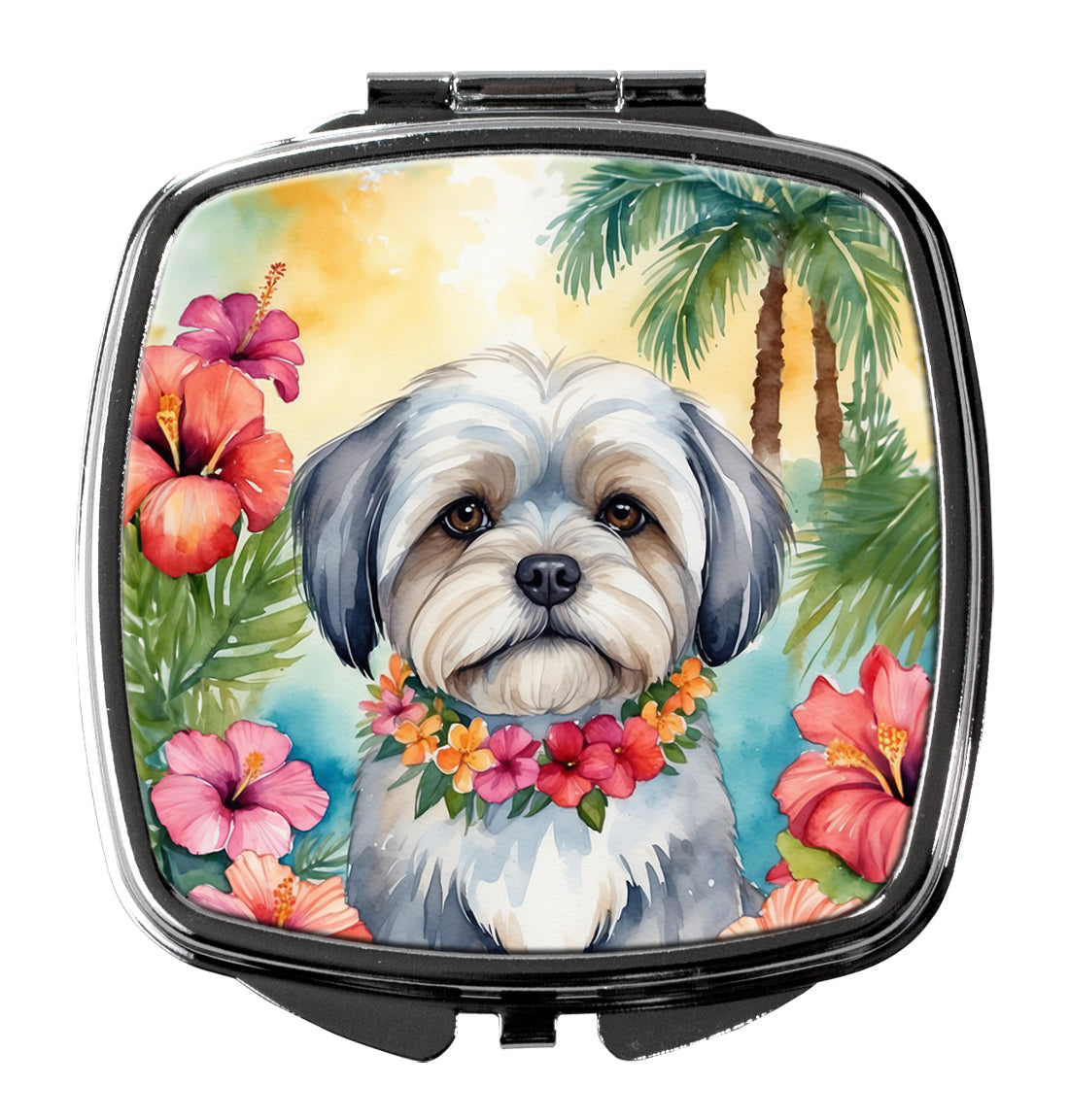 Buy this Lhasa Apso Luau Compact Mirror