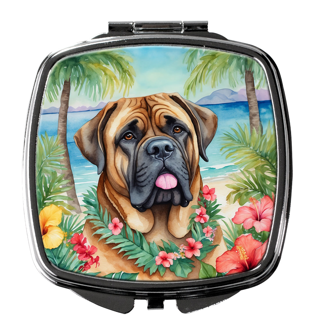 Buy this Mastiff Luau Compact Mirror