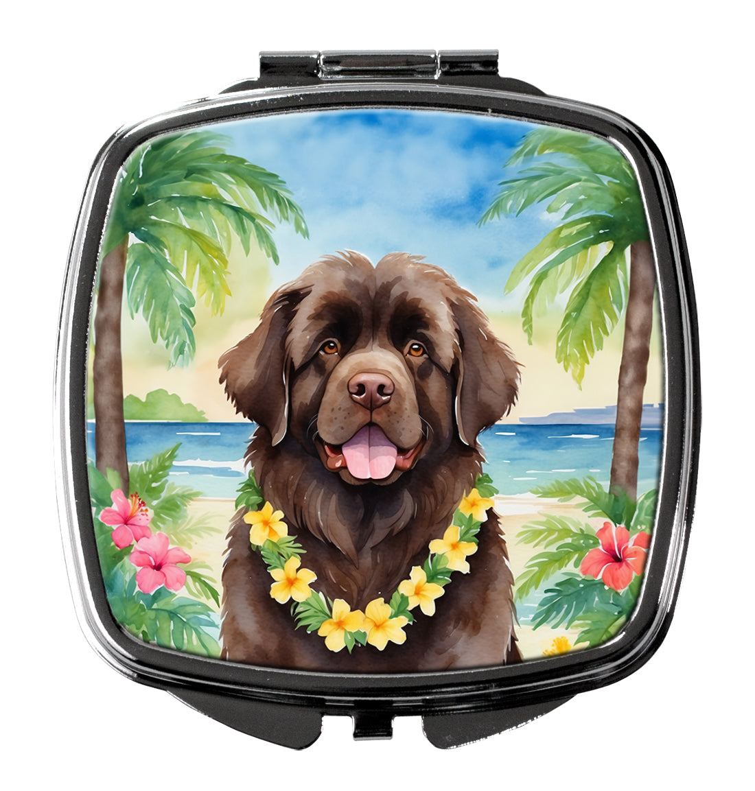 Buy this Newfoundland Luau Compact Mirror