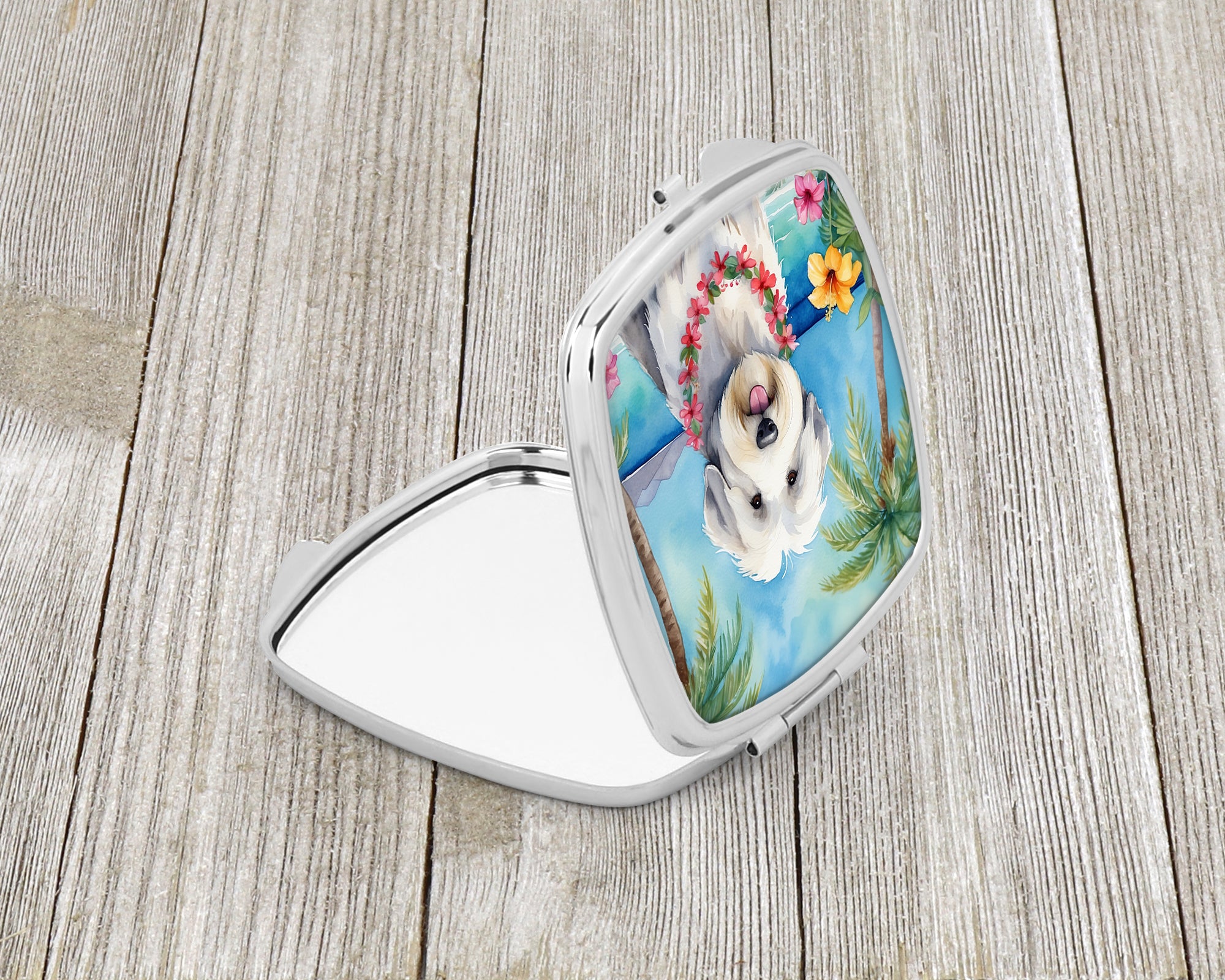 Buy this Old English Sheepdog Luau Compact Mirror